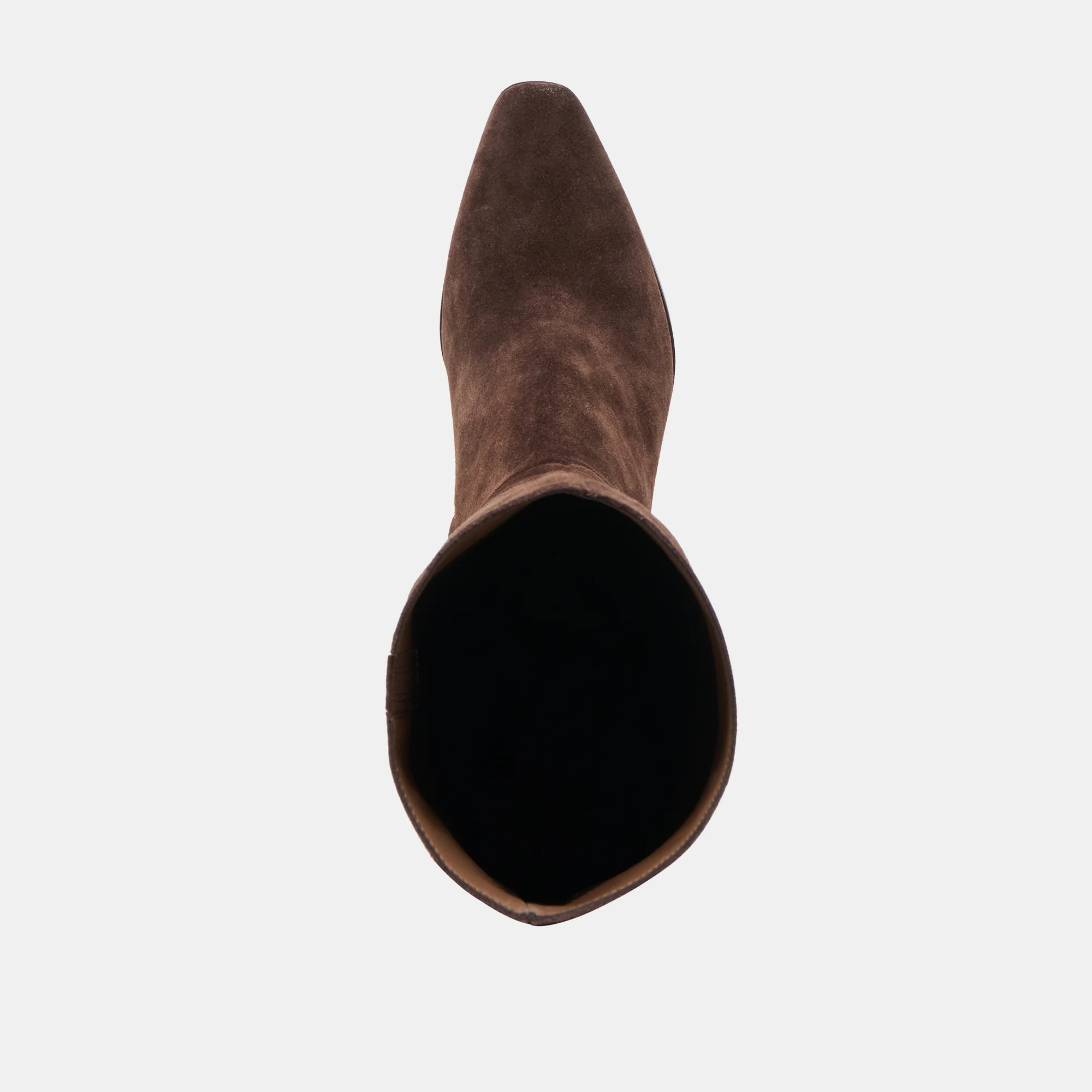 EMMI WIDE CALF BOOTS DK BROWN SUEDE - Image 9