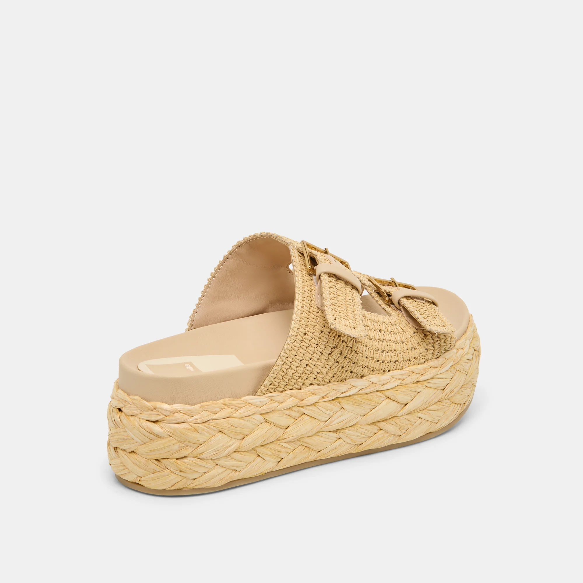 FALYN SANDALS LT NATURAL WOVEN RAFFIA - Image 5