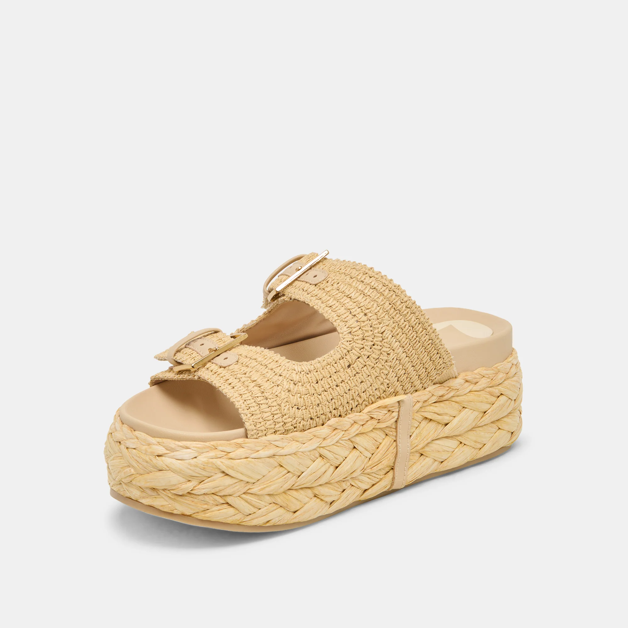 FALYN SANDALS LT NATURAL WOVEN RAFFIA - Image 7