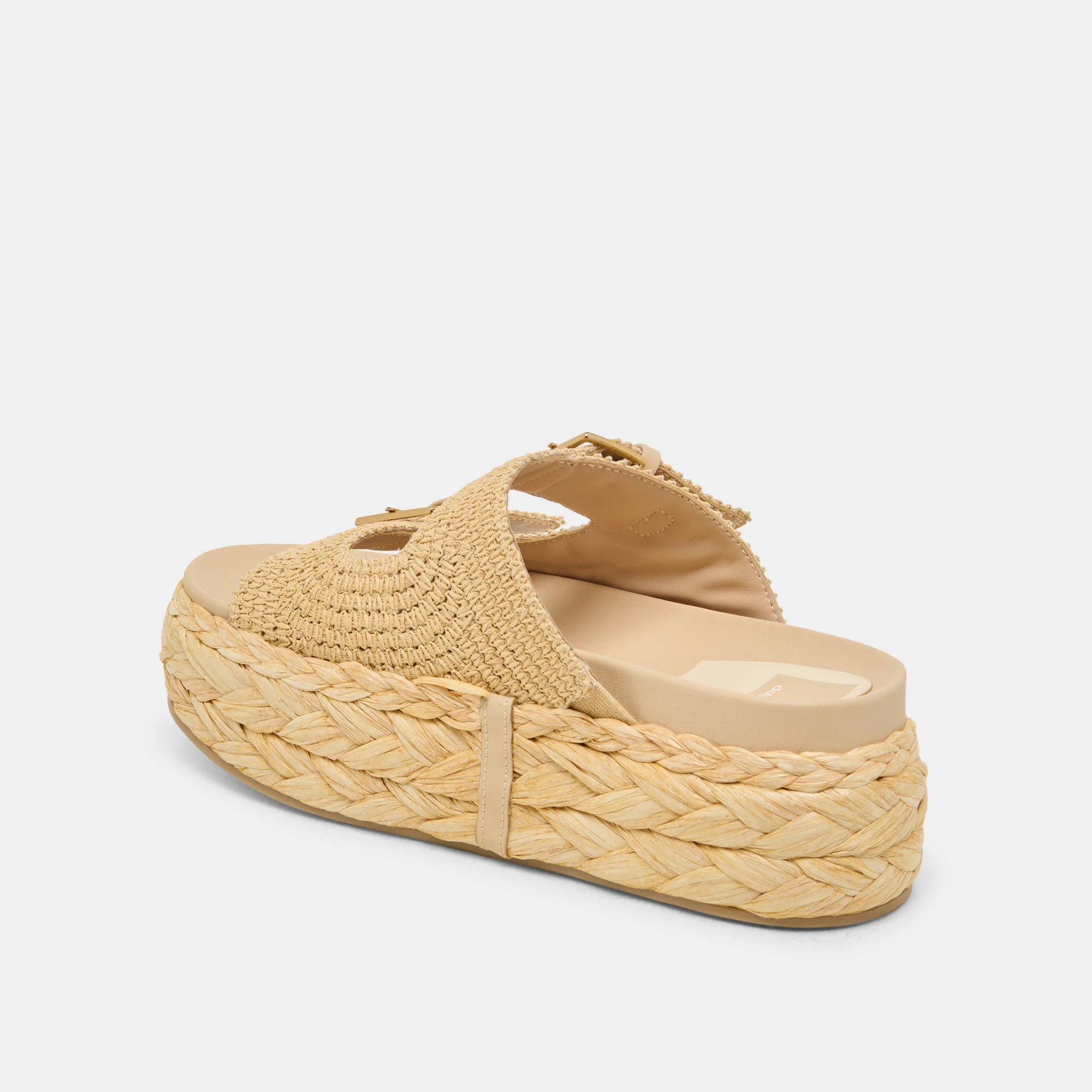 FALYN SANDALS LT NATURAL WOVEN RAFFIA - Image 8