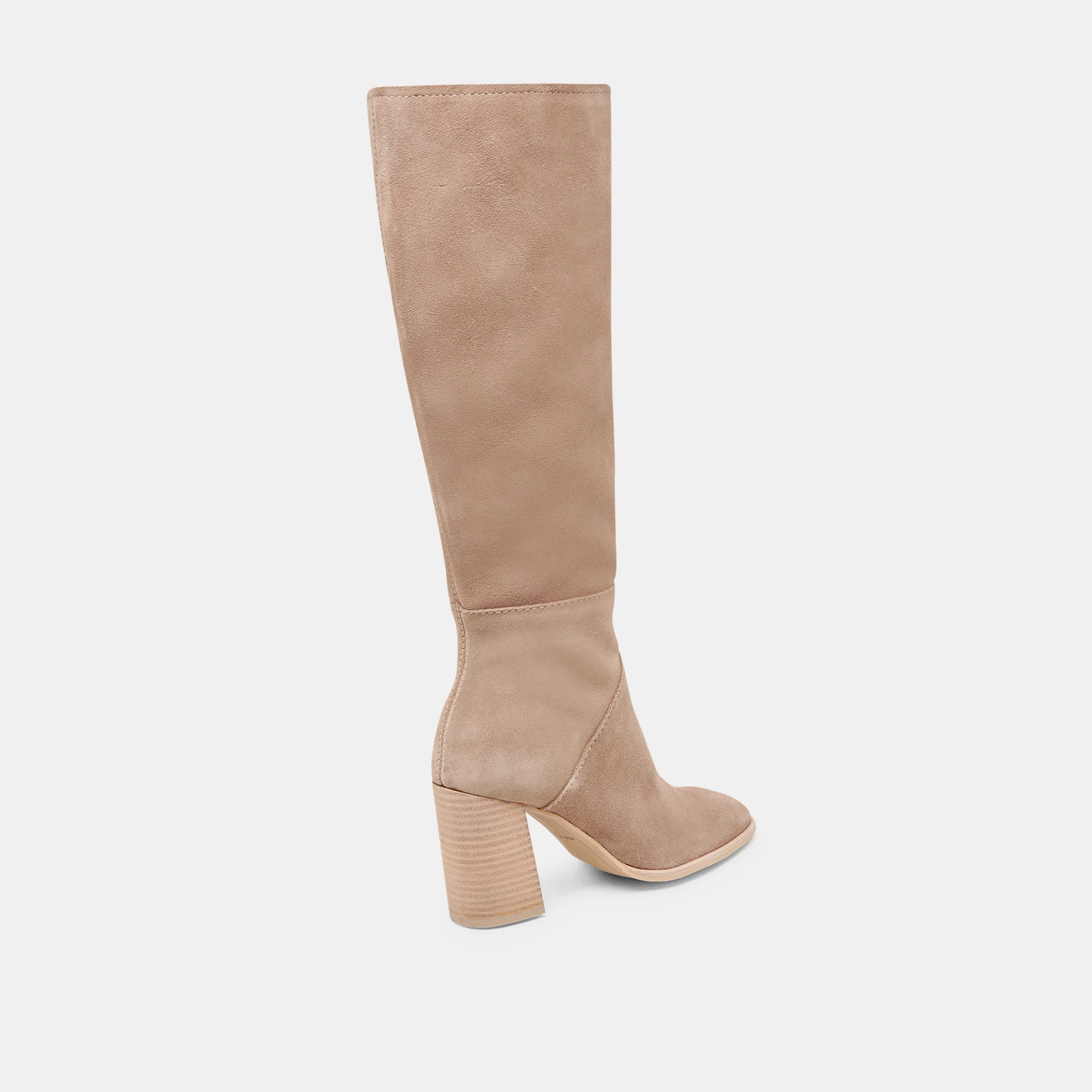 FYNN WIDE CALF BOOTS TRUFFLE SUEDE - Image 4