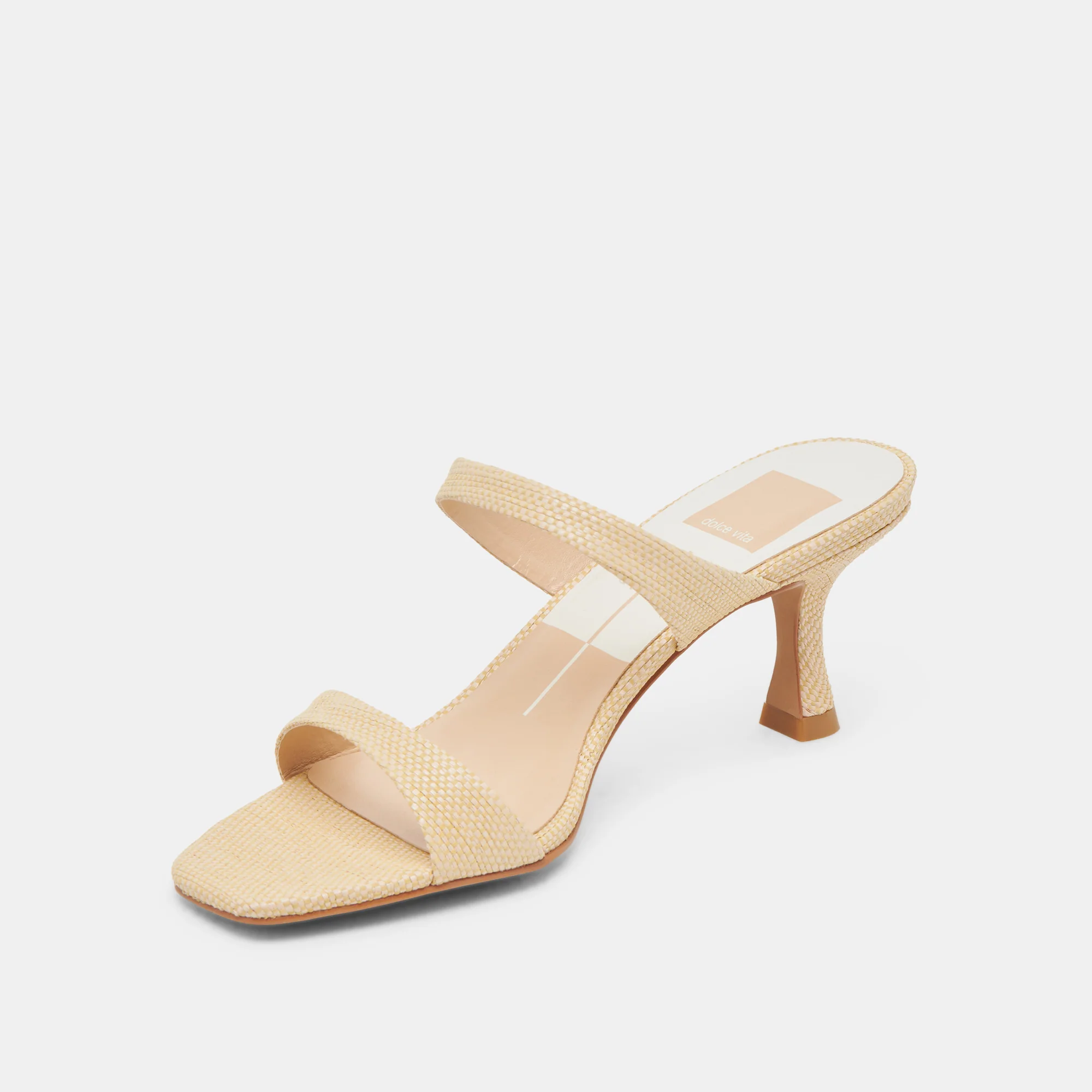 GENORA HEELS LT NATURAL WOVEN RAFFIA - Image 6