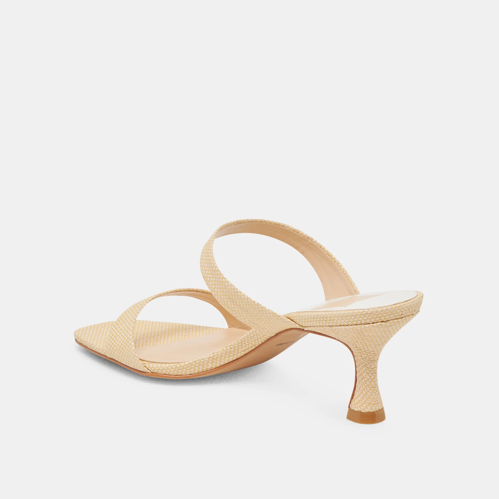 GENORA HEELS LT NATURAL WOVEN RAFFIA - Image 7