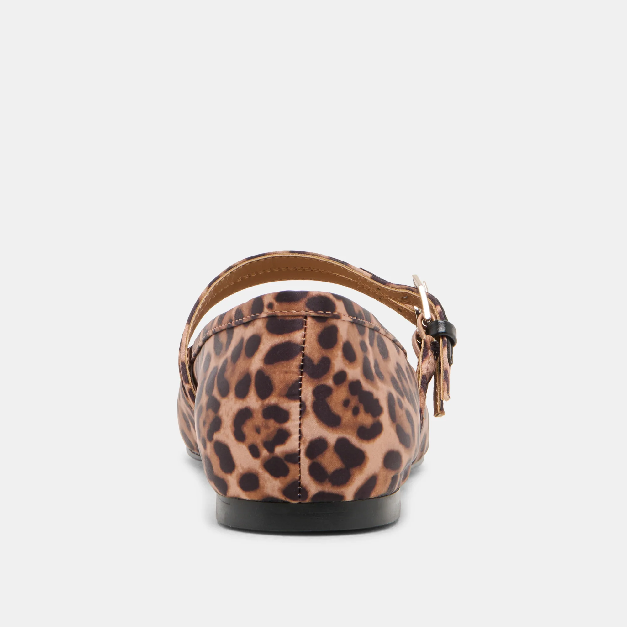 GIBSEN BALLET FLATS DK LEOPARD SATIN - Image 7