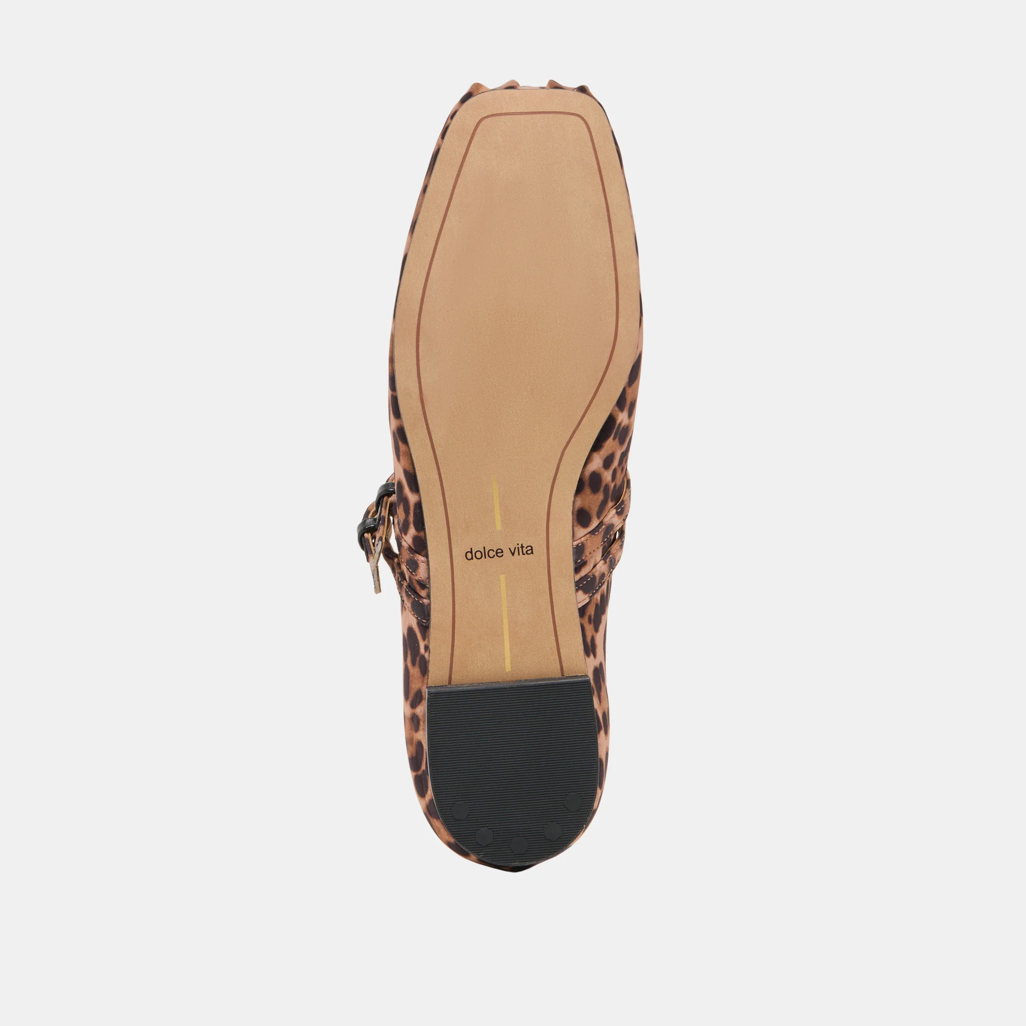 GIBSEN BALLET FLATS DK LEOPARD SATIN - Image 9