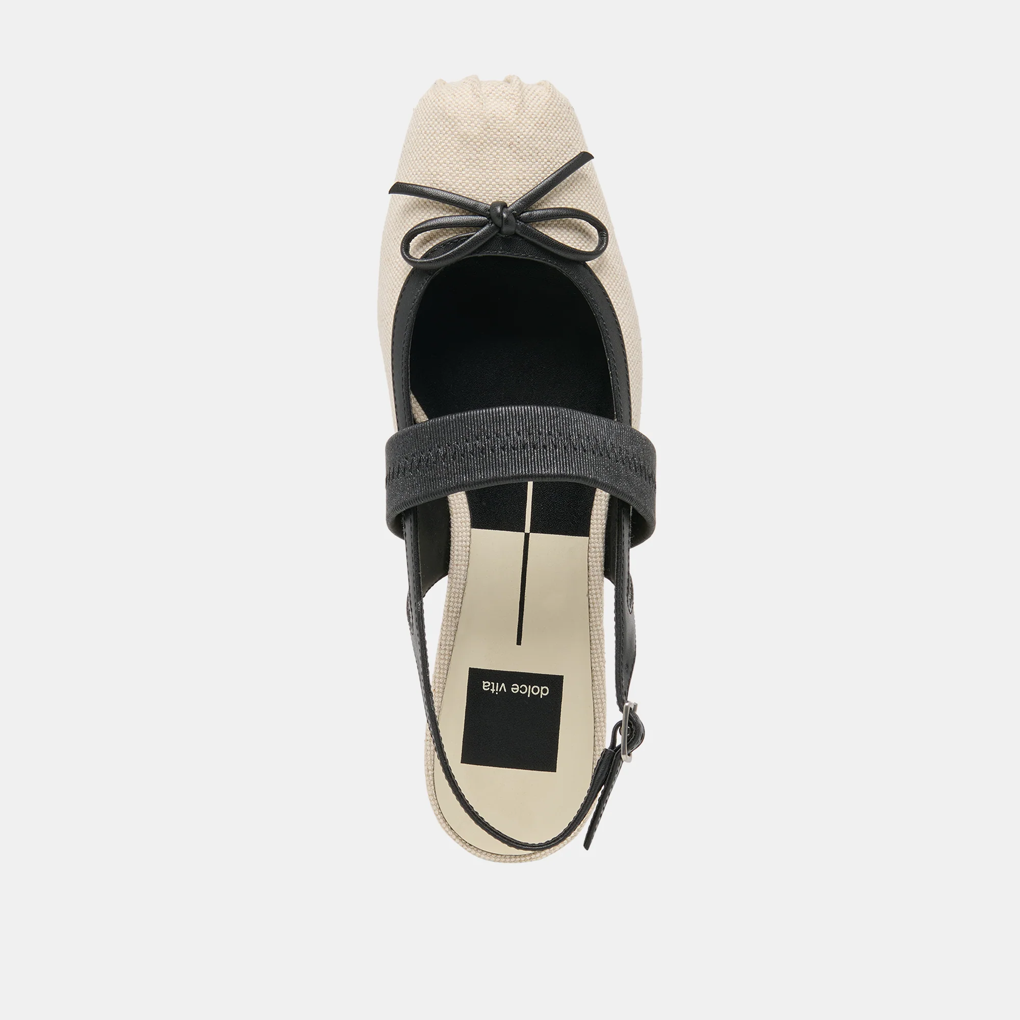 GRIFAN FLATS NATURAL BLACK LINEN - Image 10