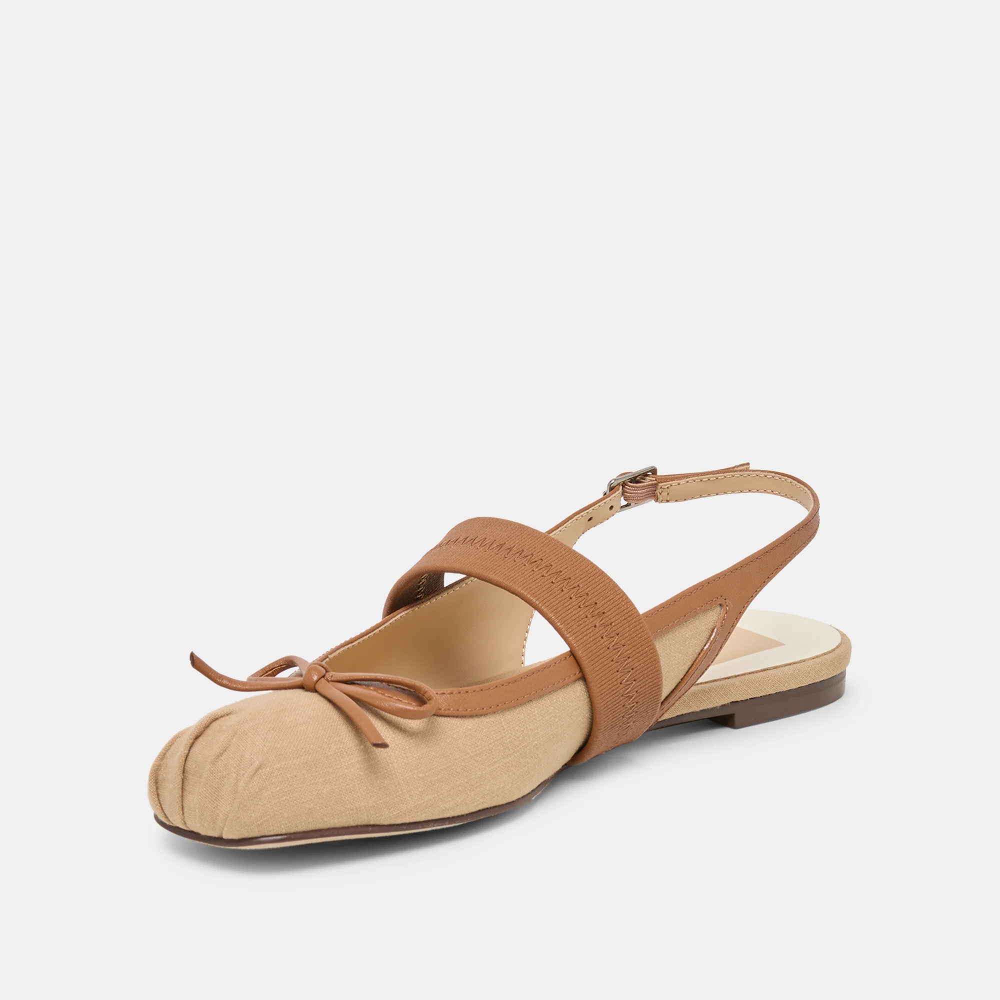 GRIFAN FLATS TAN MULTI FABRIC - Image 4