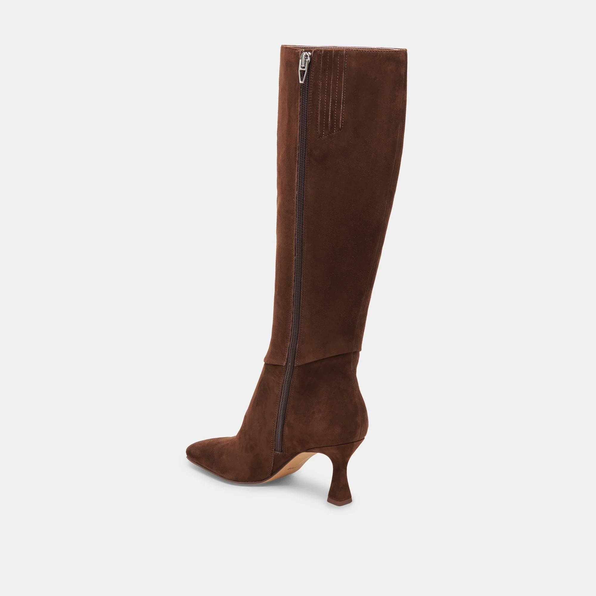 GYRA EXTRA WIDE CALF BOOTS DK BROWN SUEDE - Image 13