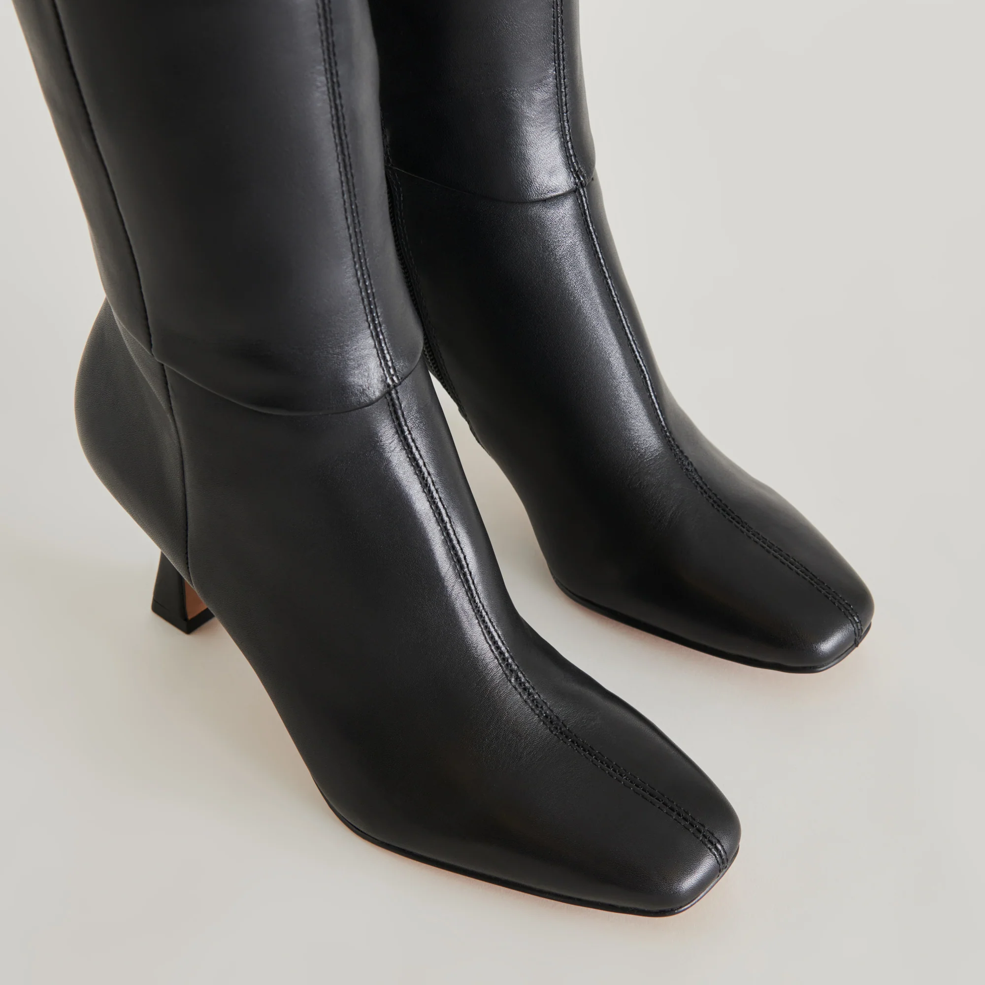 GYRA WIDE CALF BOOTS BLACK LEATHER - Image 18