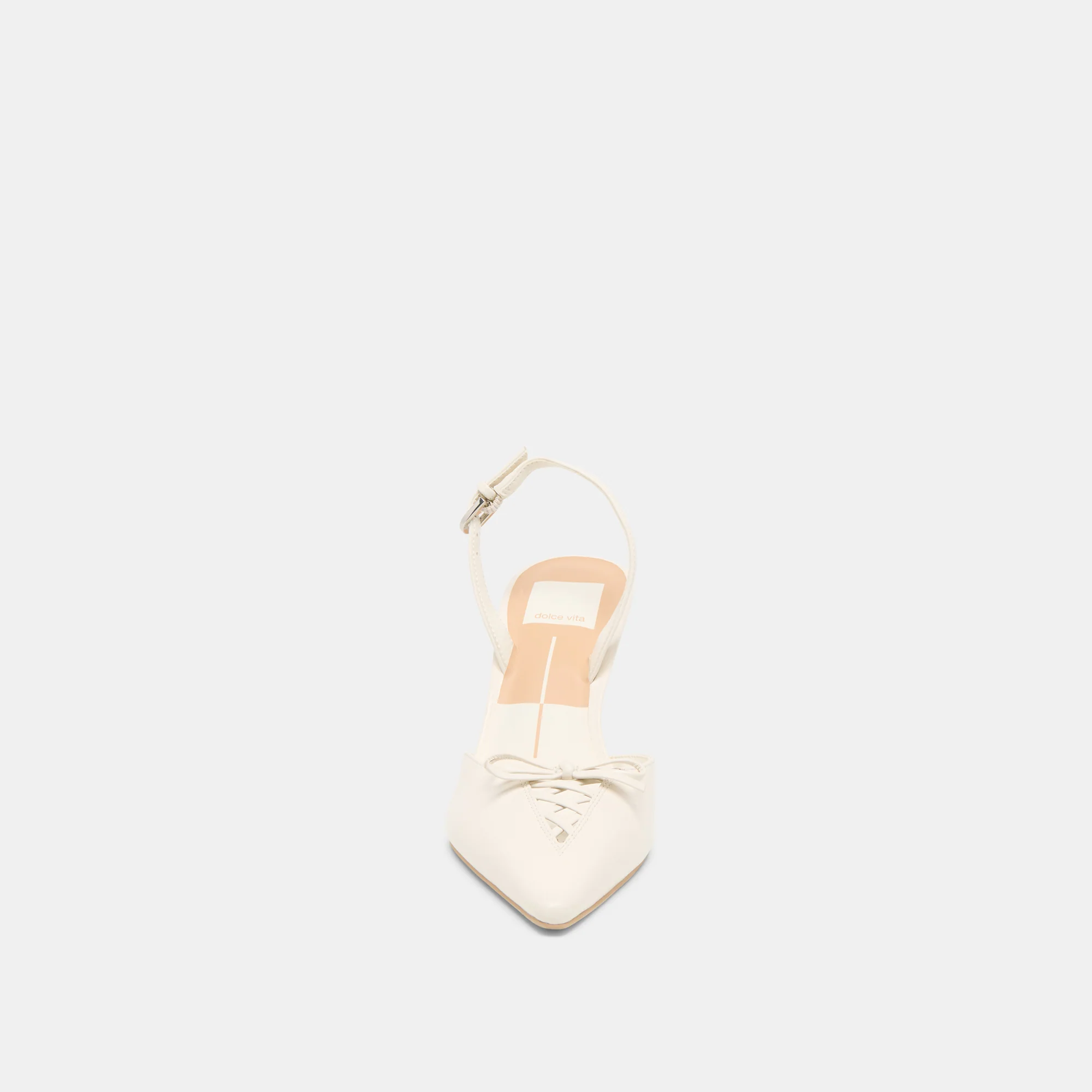 HAMYA HEELS WHITE LEATHER - Image 9