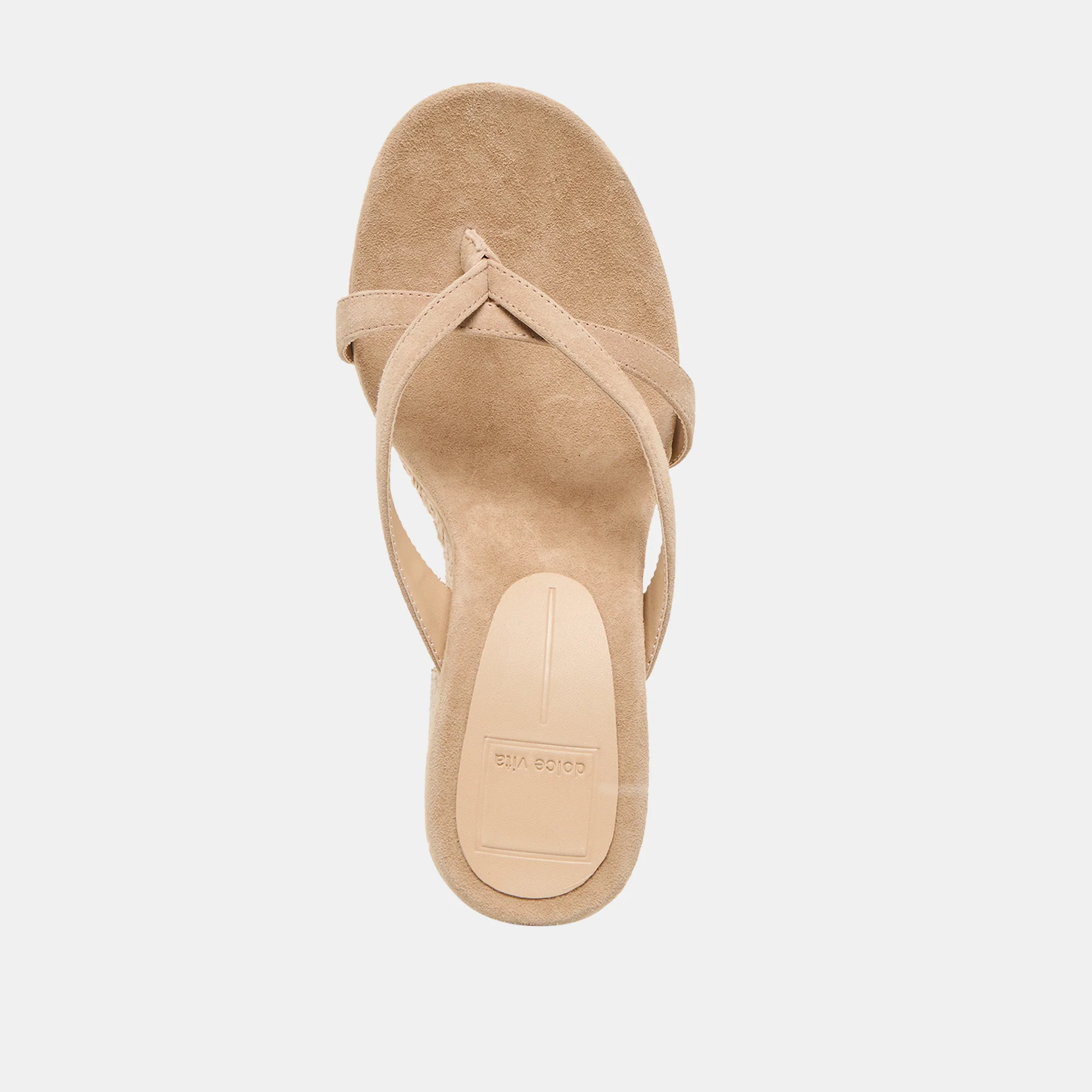 HELAN ESPADRILLE WEDGES CAMEL SUEDE - Image 8