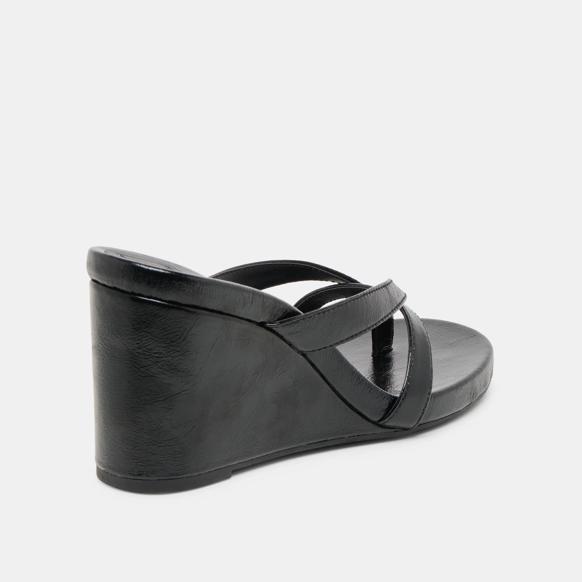 HELAN WEDGES BLACK LEATHER - Image 5