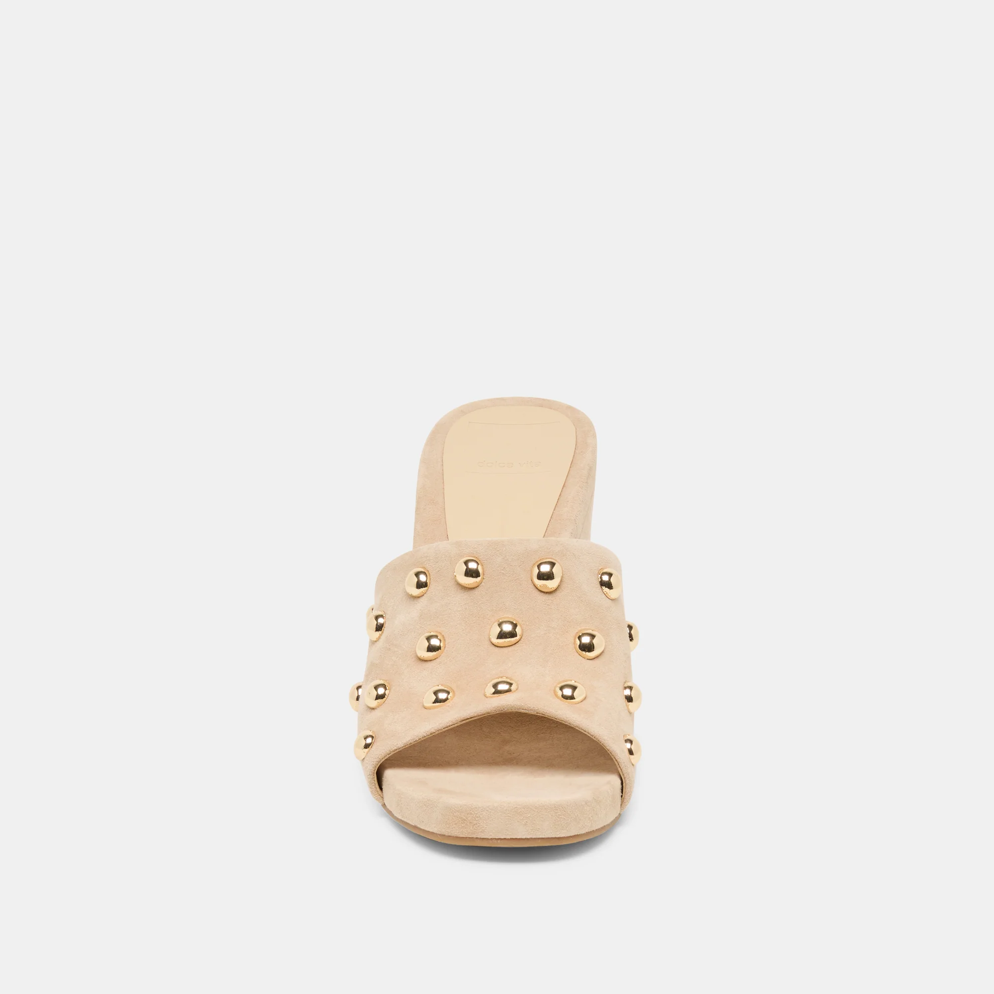 HOLTA STUD WEDGES CAMEL SUEDE - Image 10