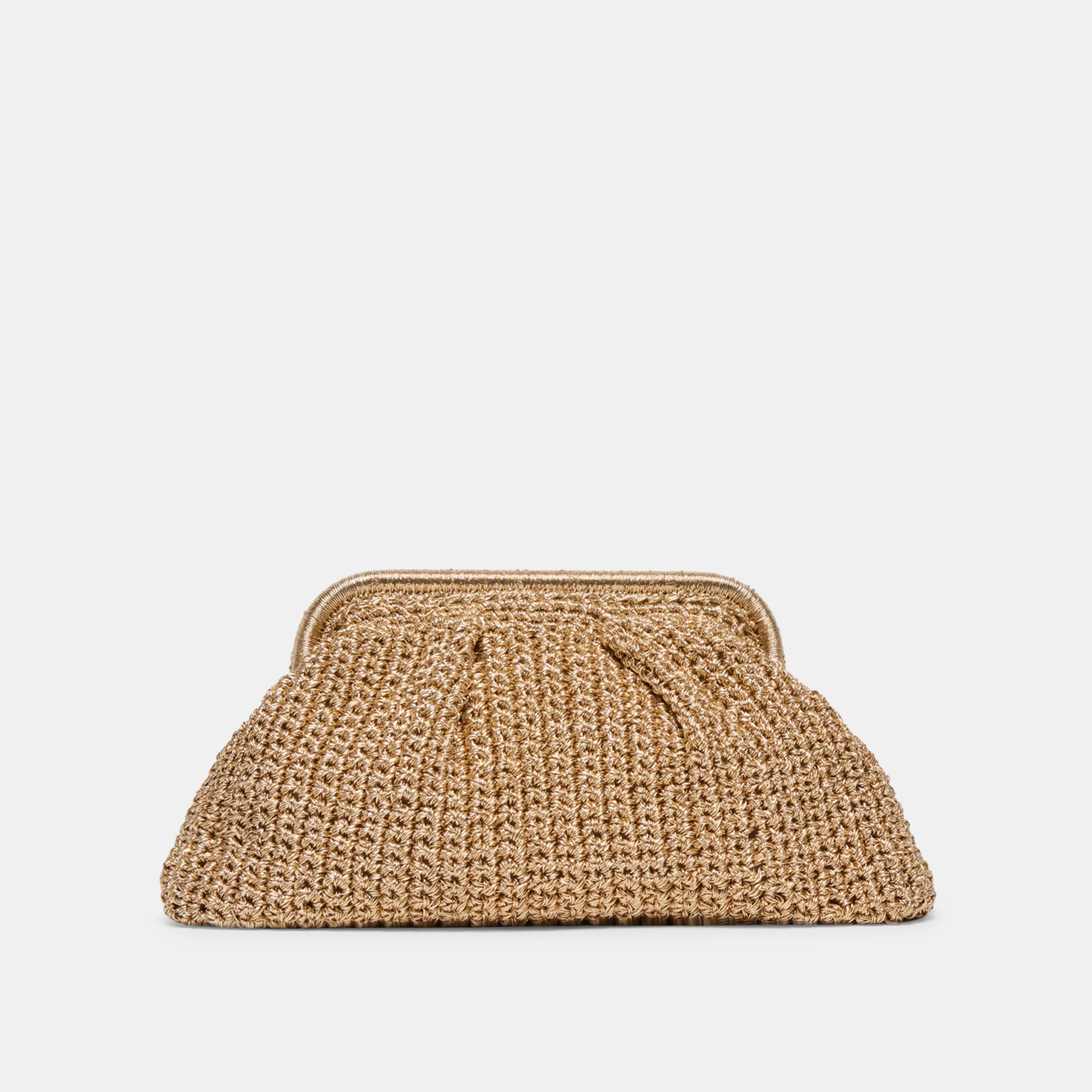 IONE CLUTCH GOLD CROCHET - Image 3