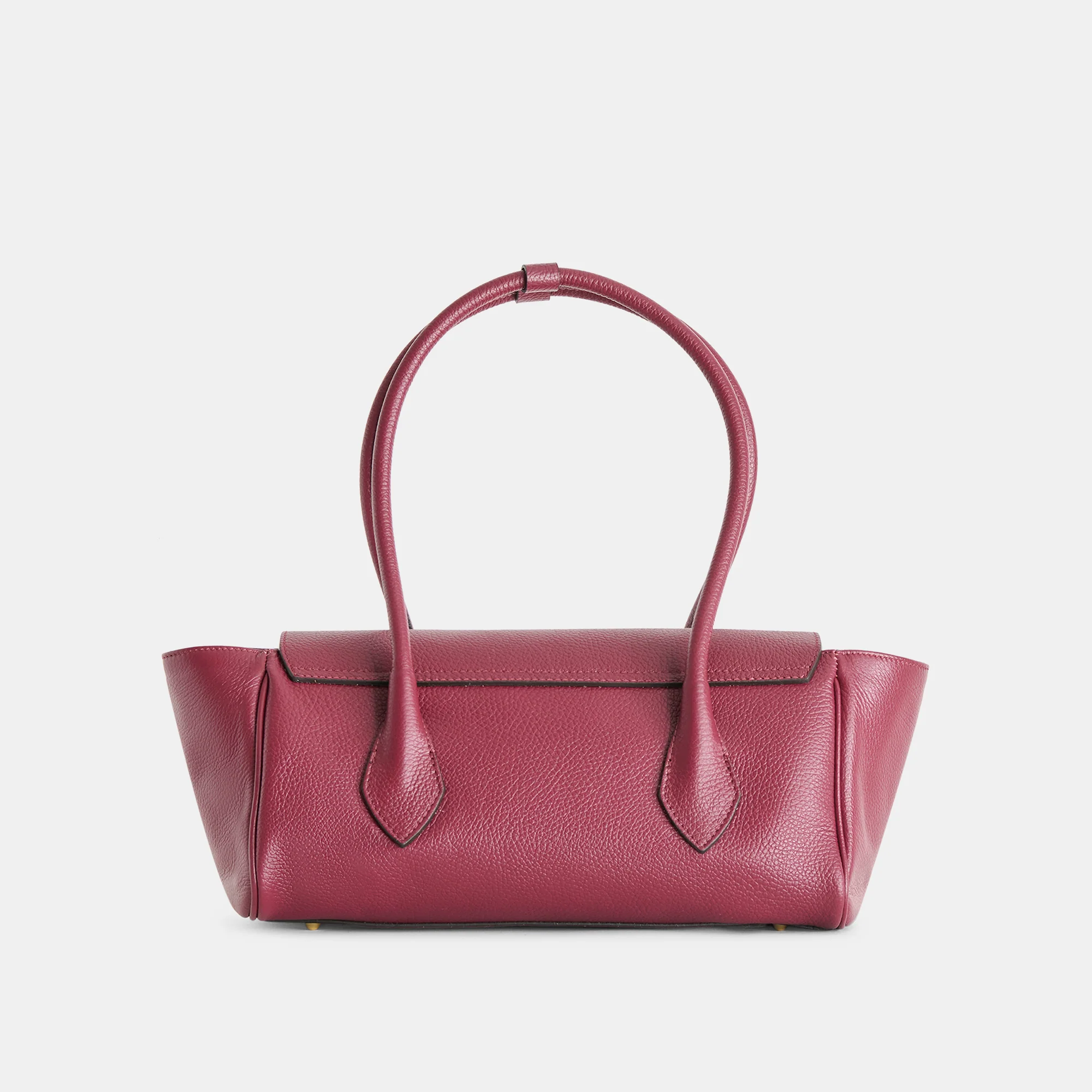 IRENE SHOULDER BAG BORDEAUX LEATHER - Image 4
