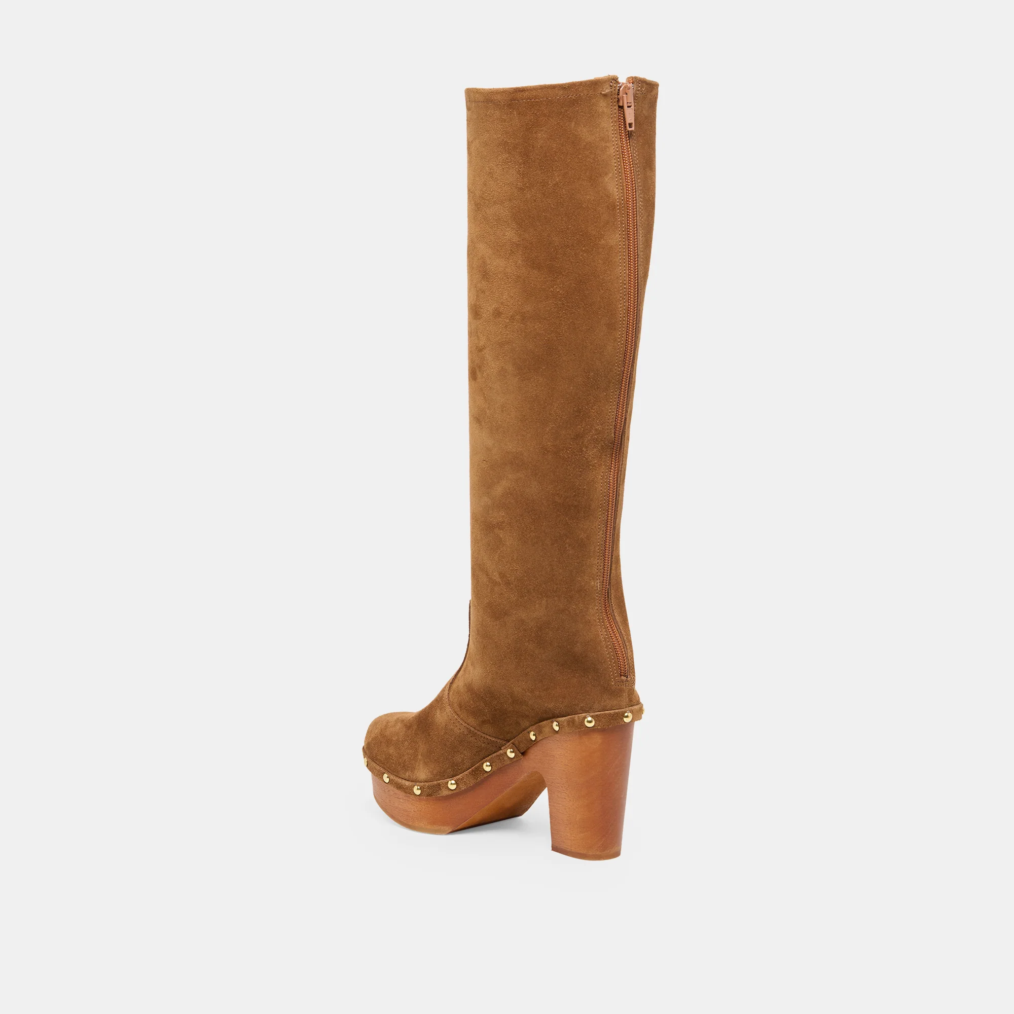 JENNY BOOTS CHESTNUT SUEDE - Image 8