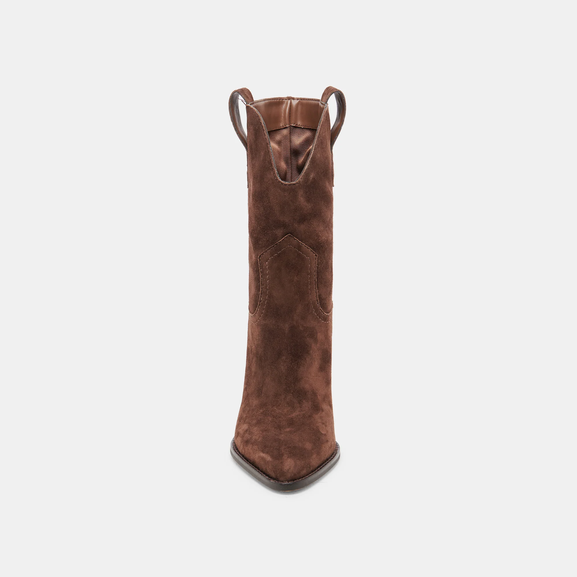 JESSEY BOOTS DK BROWN SUEDE - Image 6