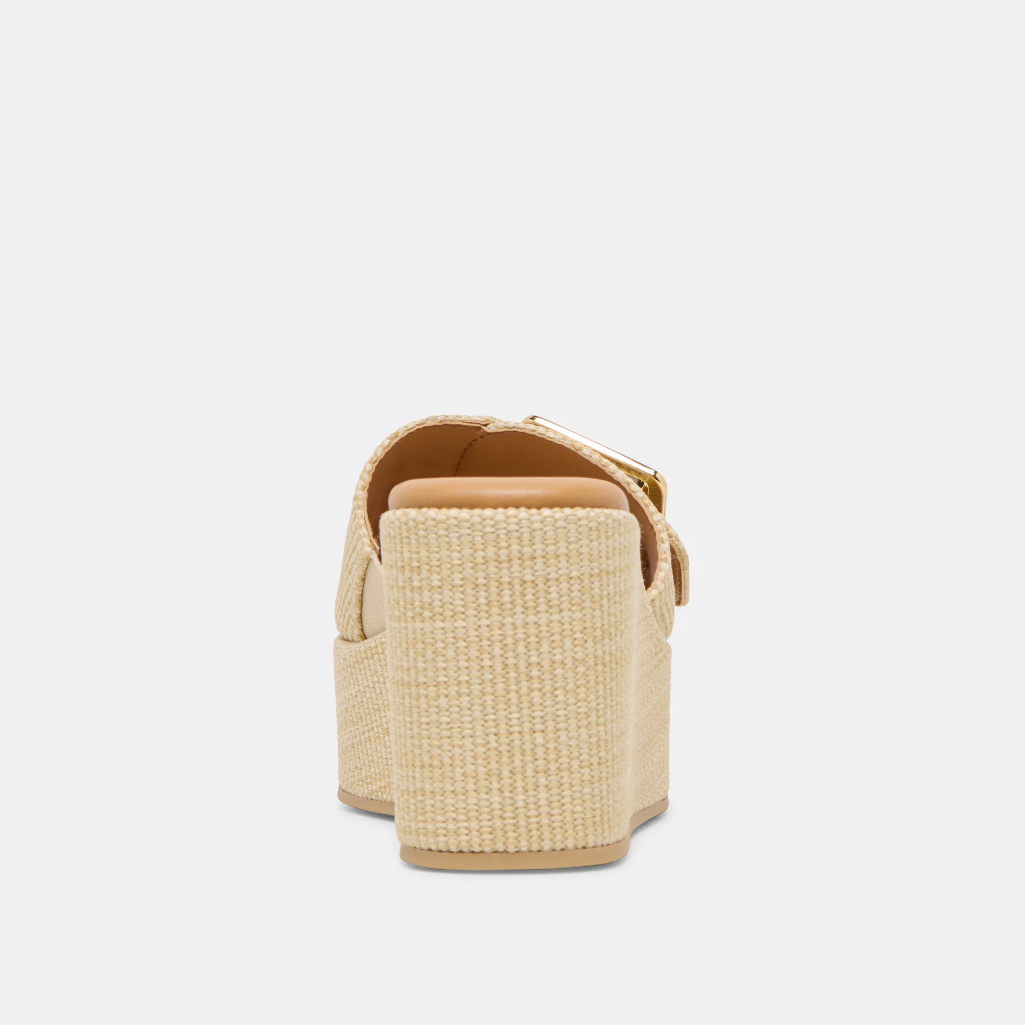 JILIAN WIDE WEDGES LT NATURAL RAFFIA - Image 5