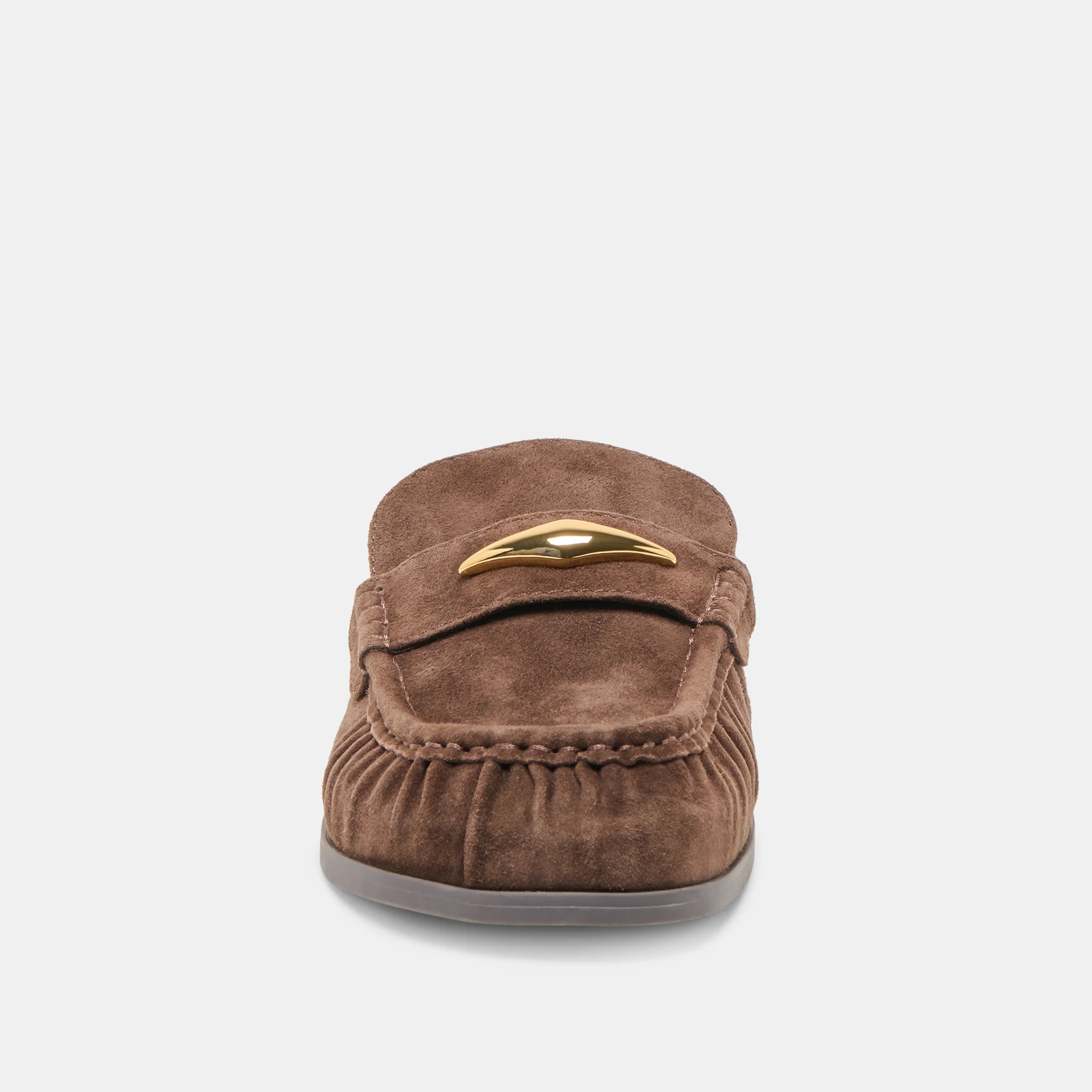 JODERO FLATS DK BROWN SUEDE - Image 8