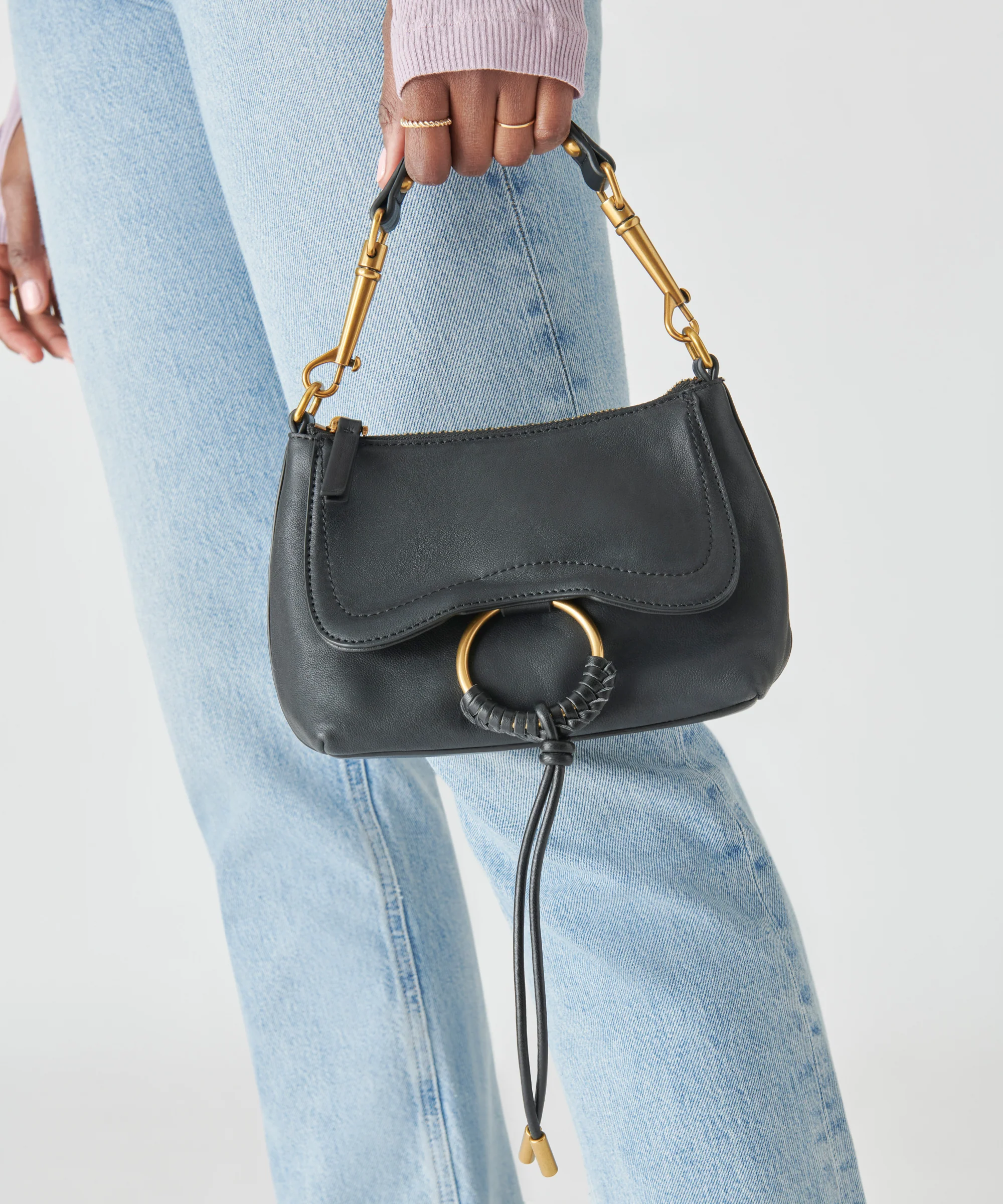 JOLENE CROSSBODY BLACK LEATHER - Image 8