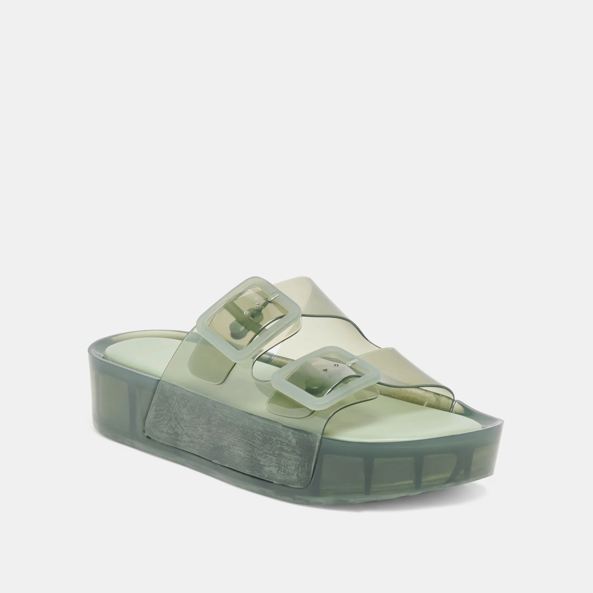 JULIO X SANDALS OLIVE VINYL - Image 2