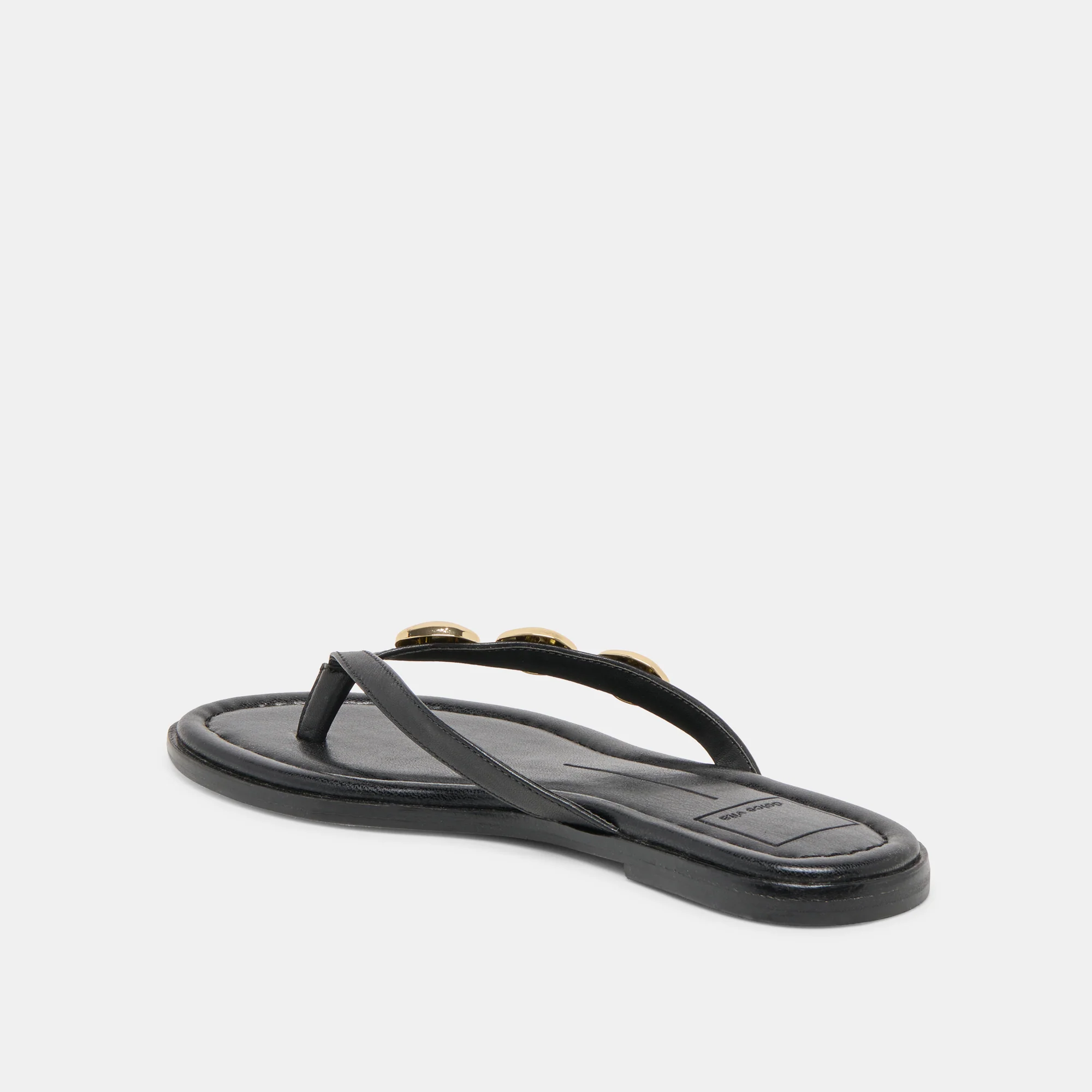 JUNY SANDALS BLACK LEATHER - Image 7