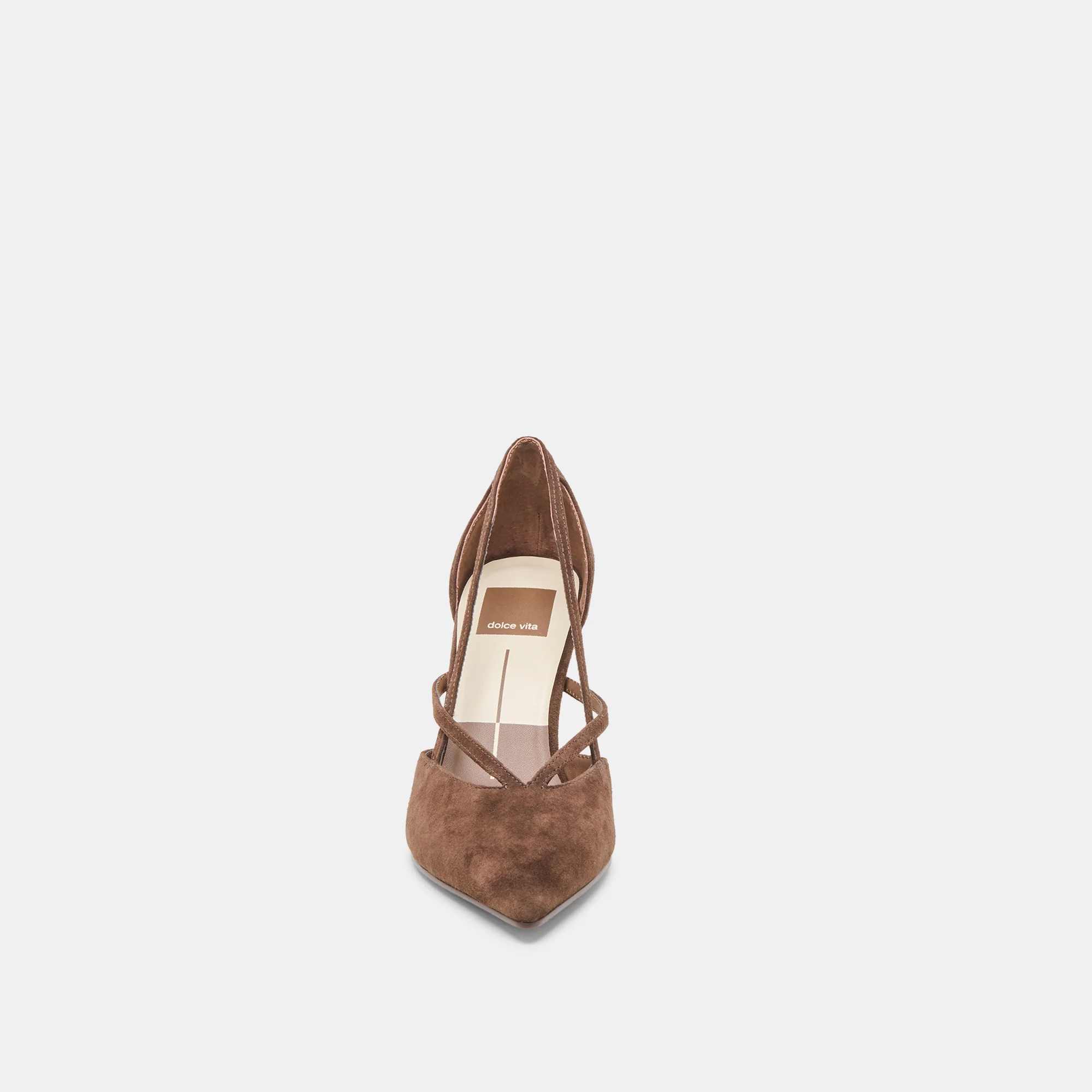 KAINE HEELS DK BROWN SUEDE - Image 6