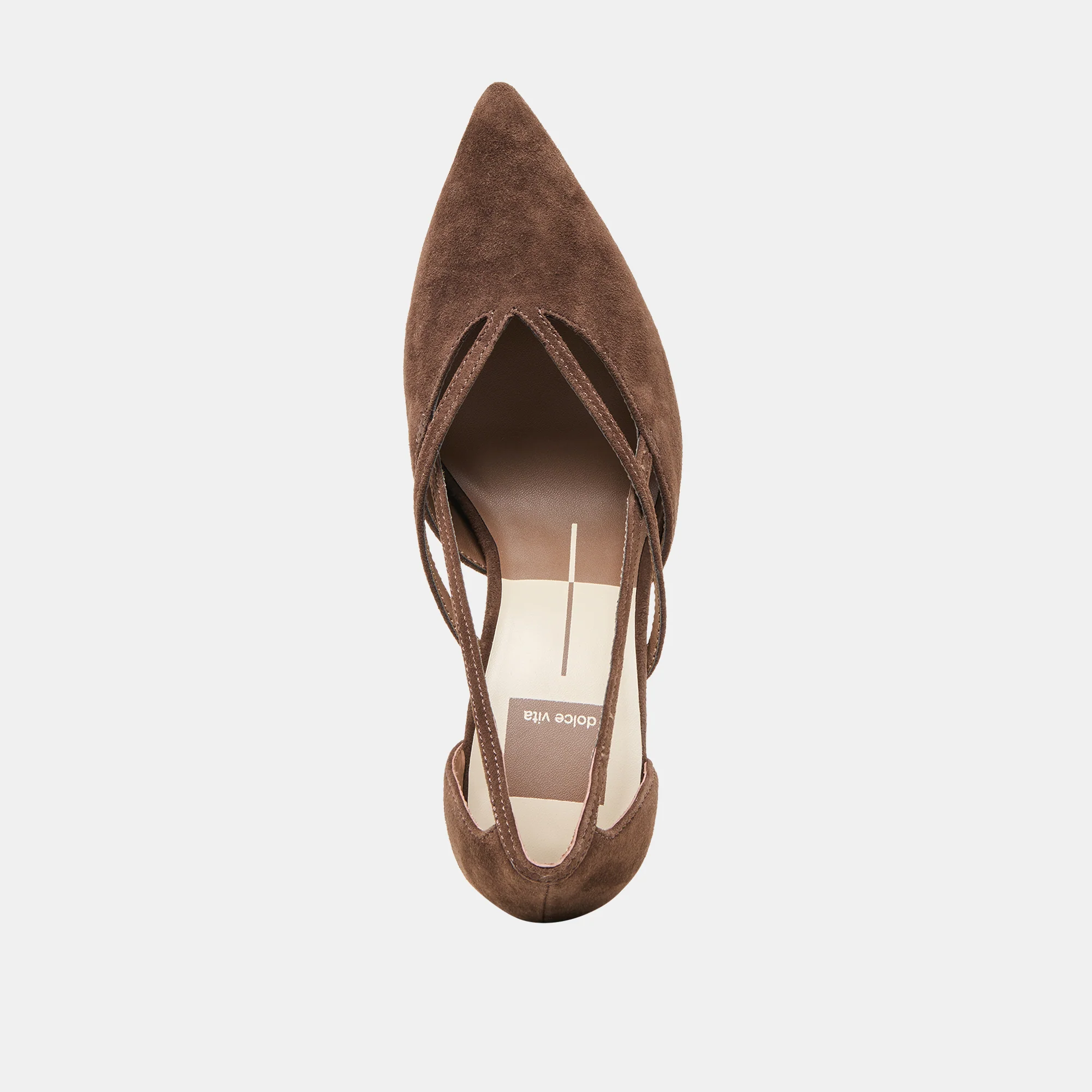 KAINE HEELS DK BROWN SUEDE - Image 8
