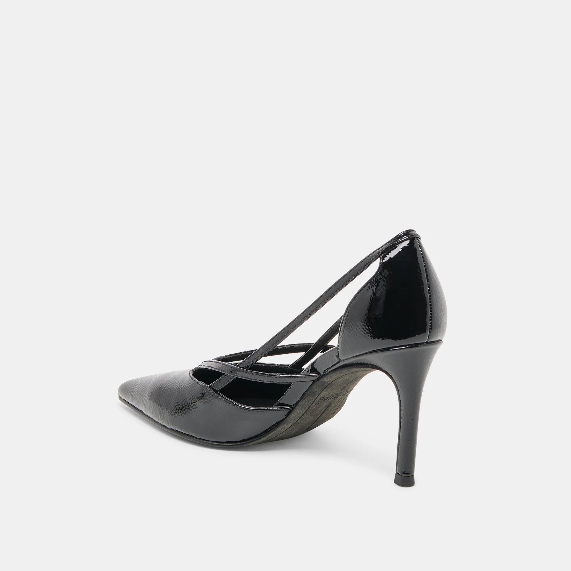 KAINE HEELS MIDNIGHT CRINKLE PATENT LEATHER - Image 5