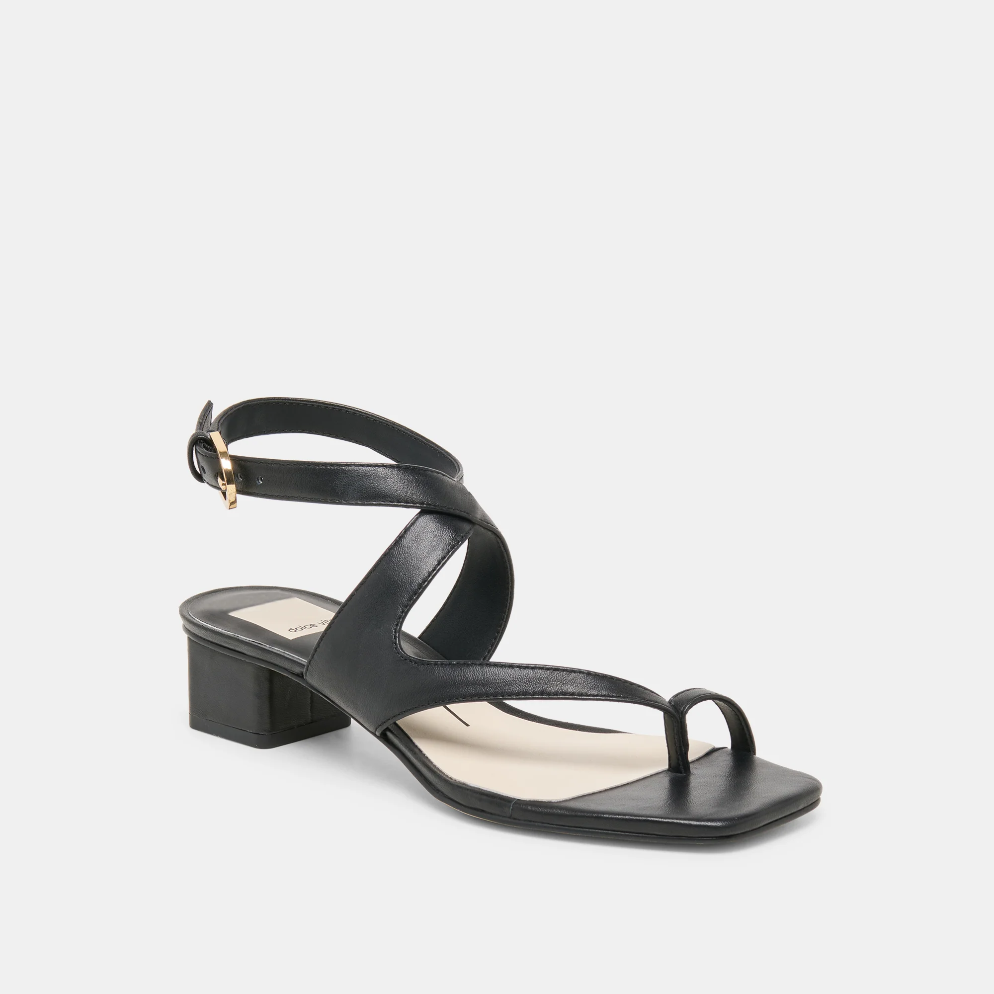KAMEO HEELS BLACK LEATHER - Image 2