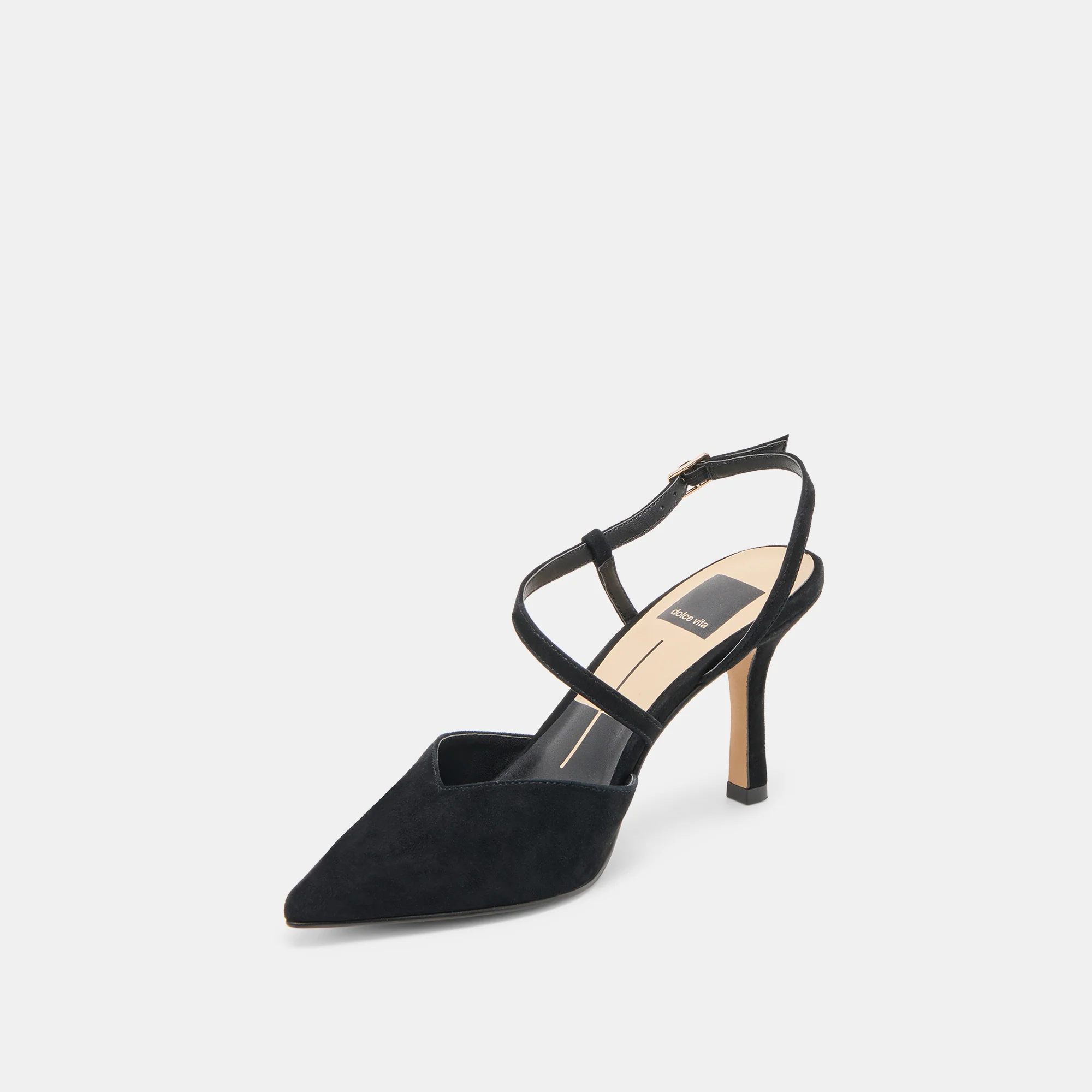 KAMRA HEELS ONYX SUEDE - Image 6