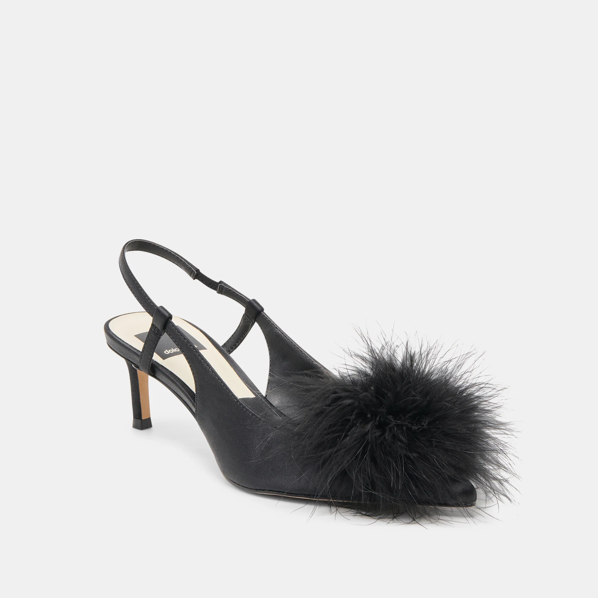 KAMY HEELS ONYX SATIN - Image 2