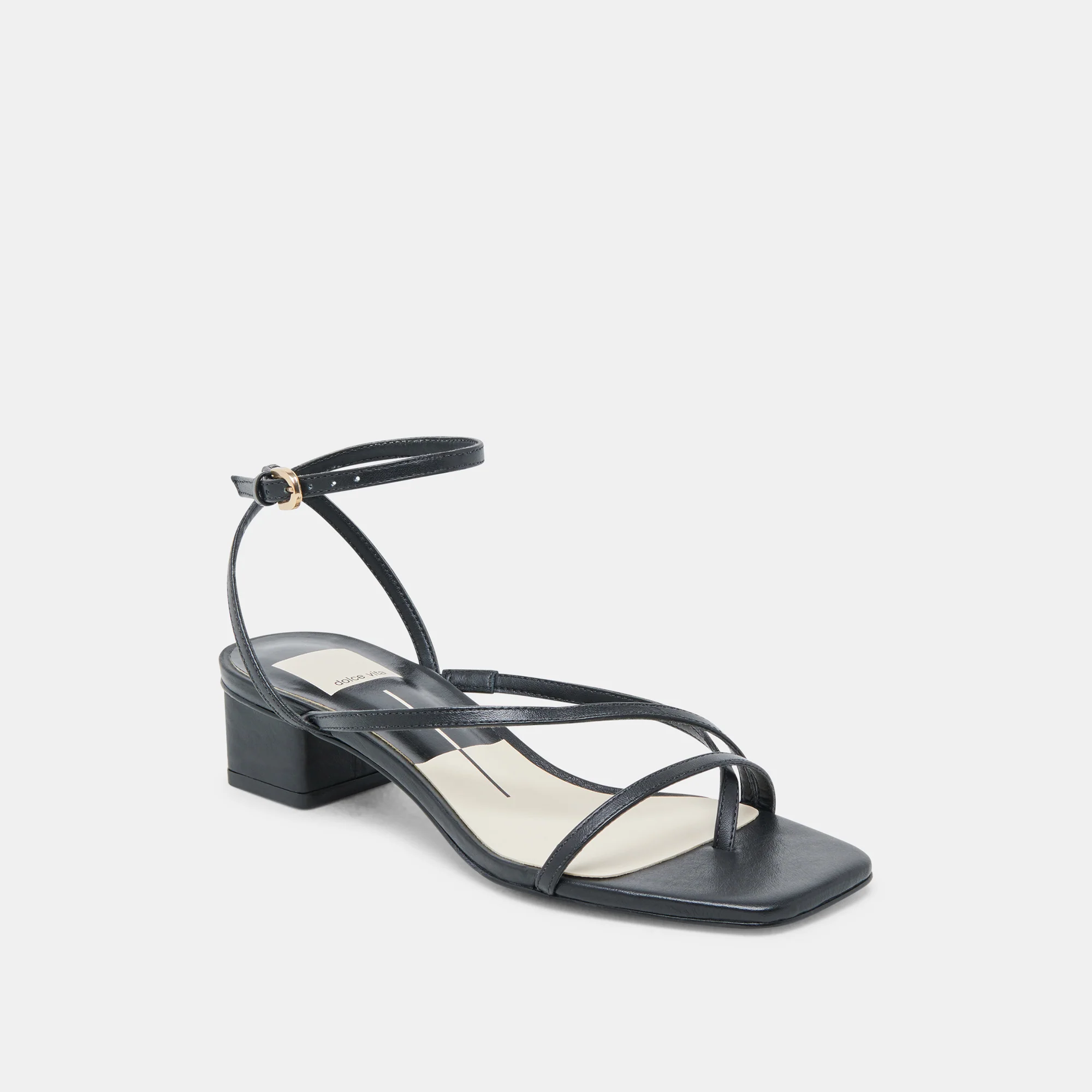 KARLOS SANDALS BLACK LEATHER - Image 3
