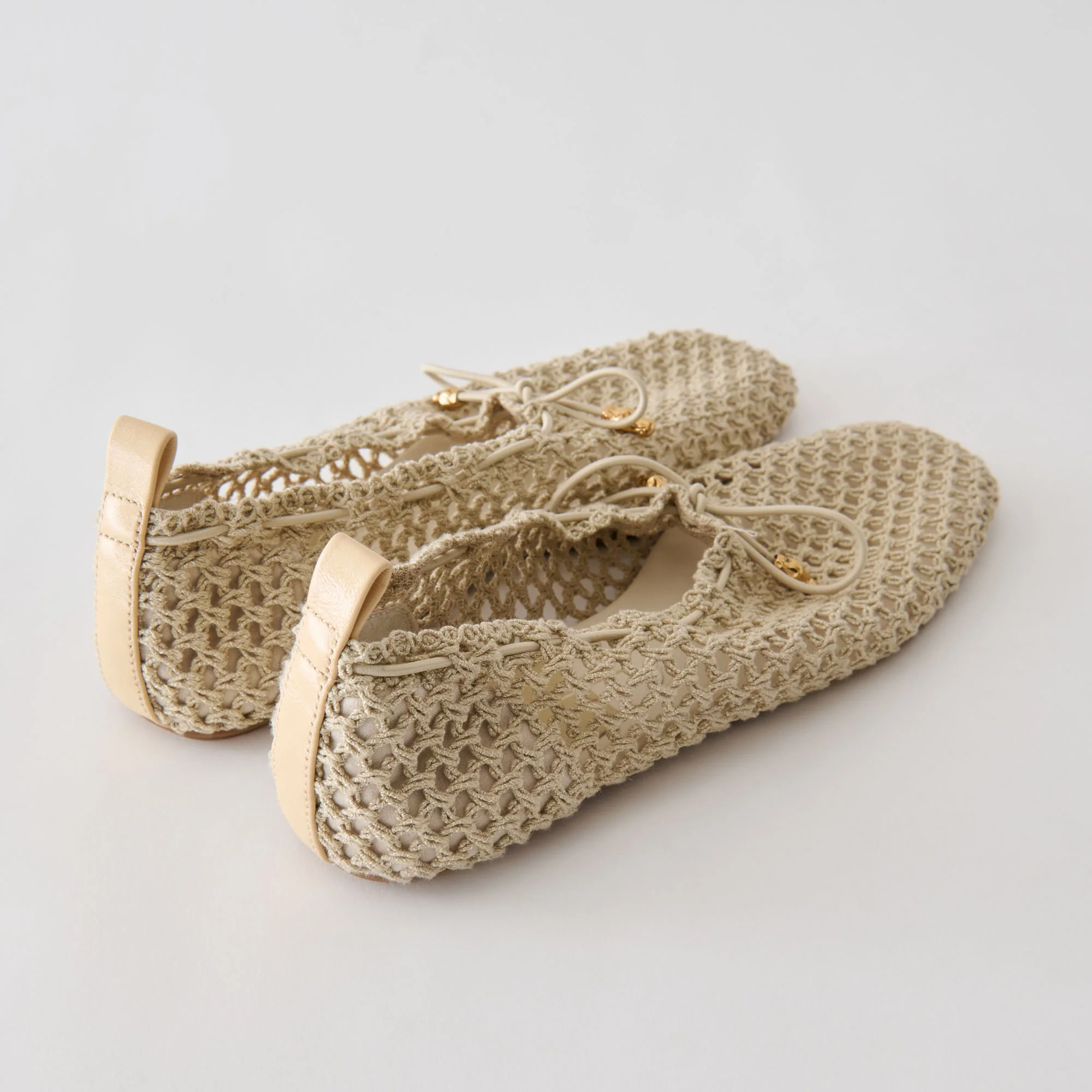 KAYLYN FLATS OATMEAL CROCHET - Image 7
