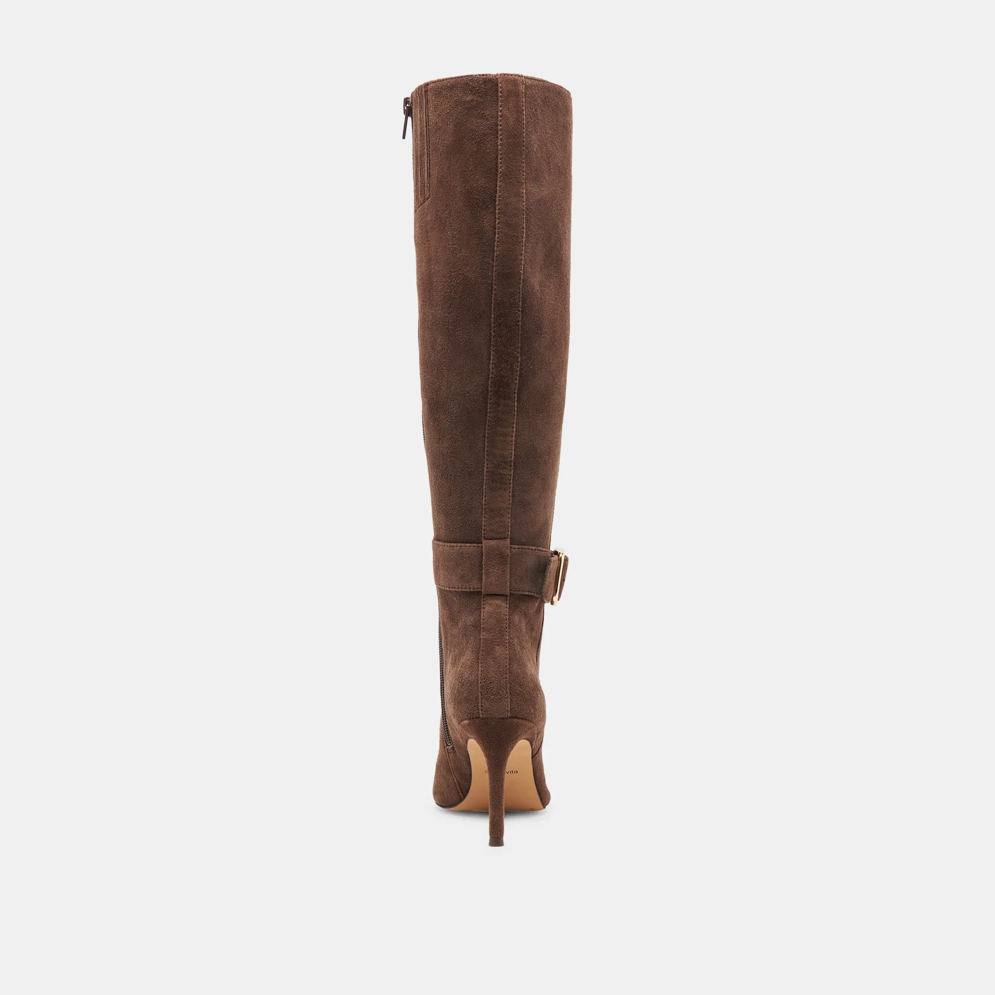 KINZY BOOTS DK BROWN SUEDE - Image 10