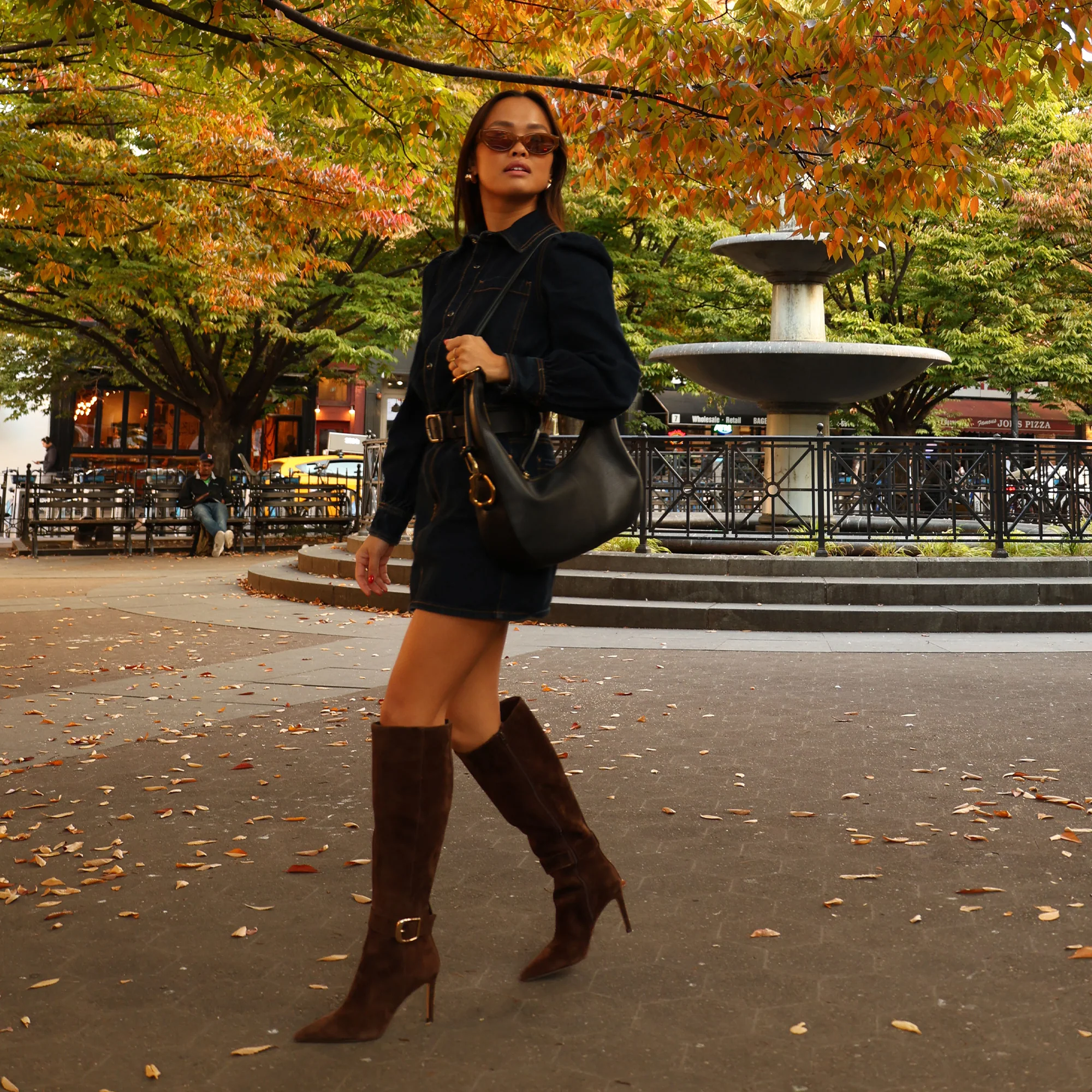 KINZY BOOTS DK BROWN SUEDE - Image 6