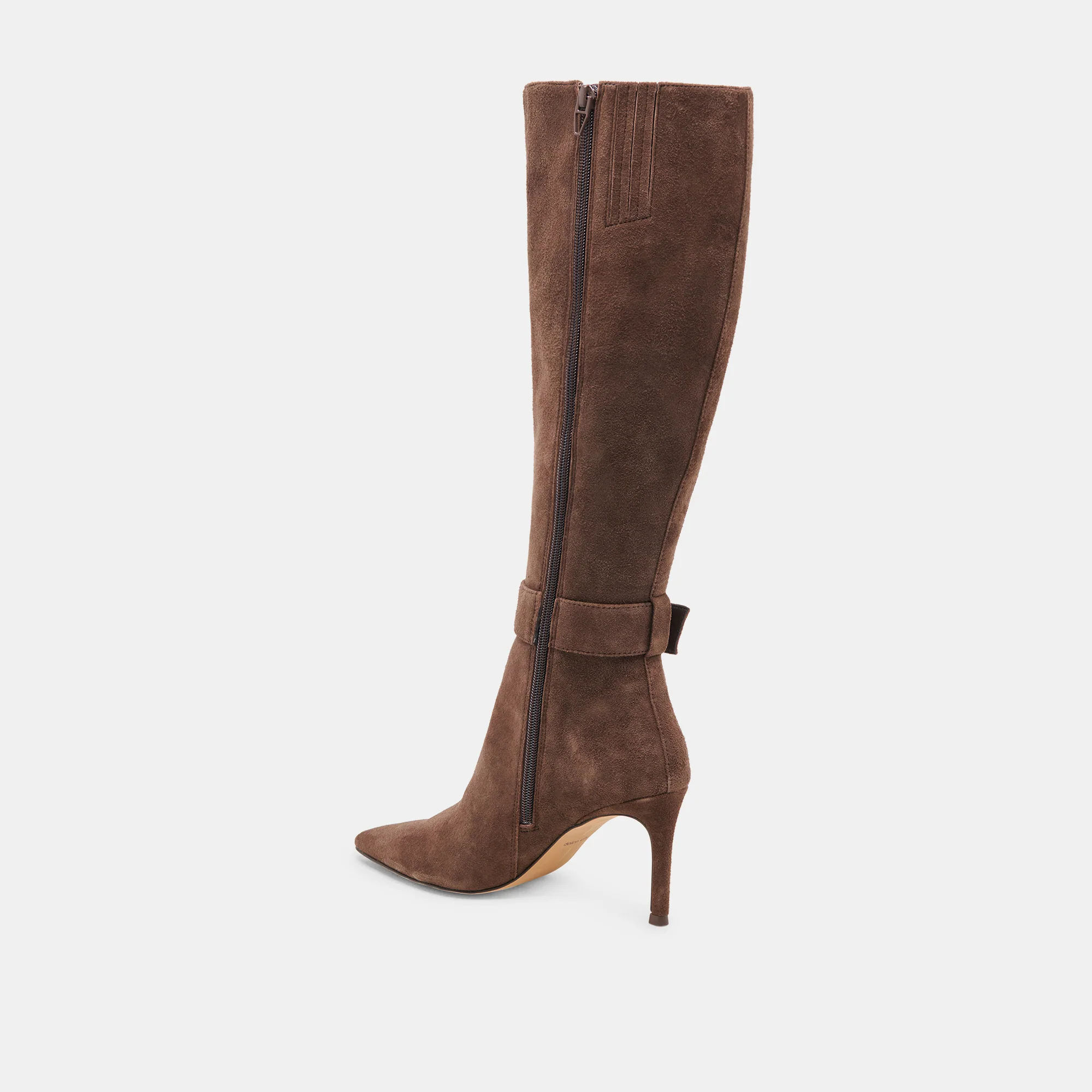 KINZY BOOTS DK BROWN SUEDE - Image 8