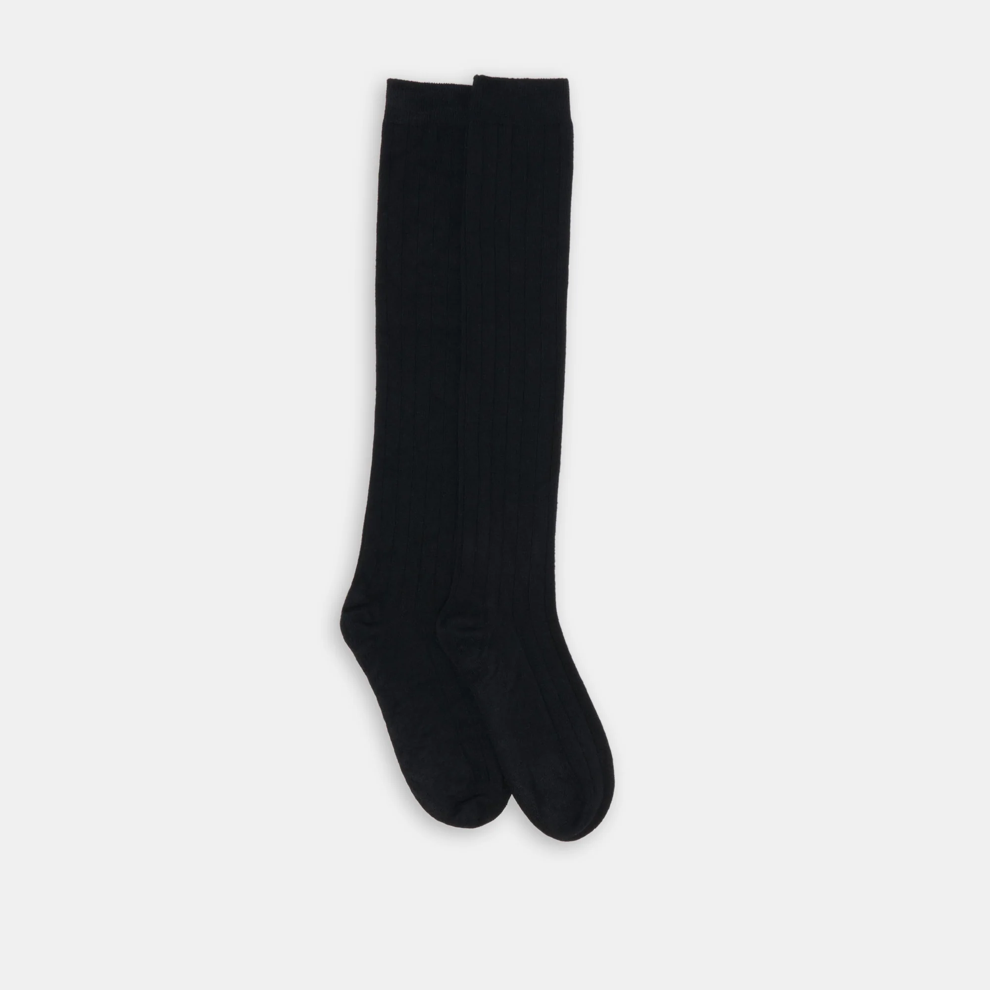 KNEE HIGH SOCKS BLACK