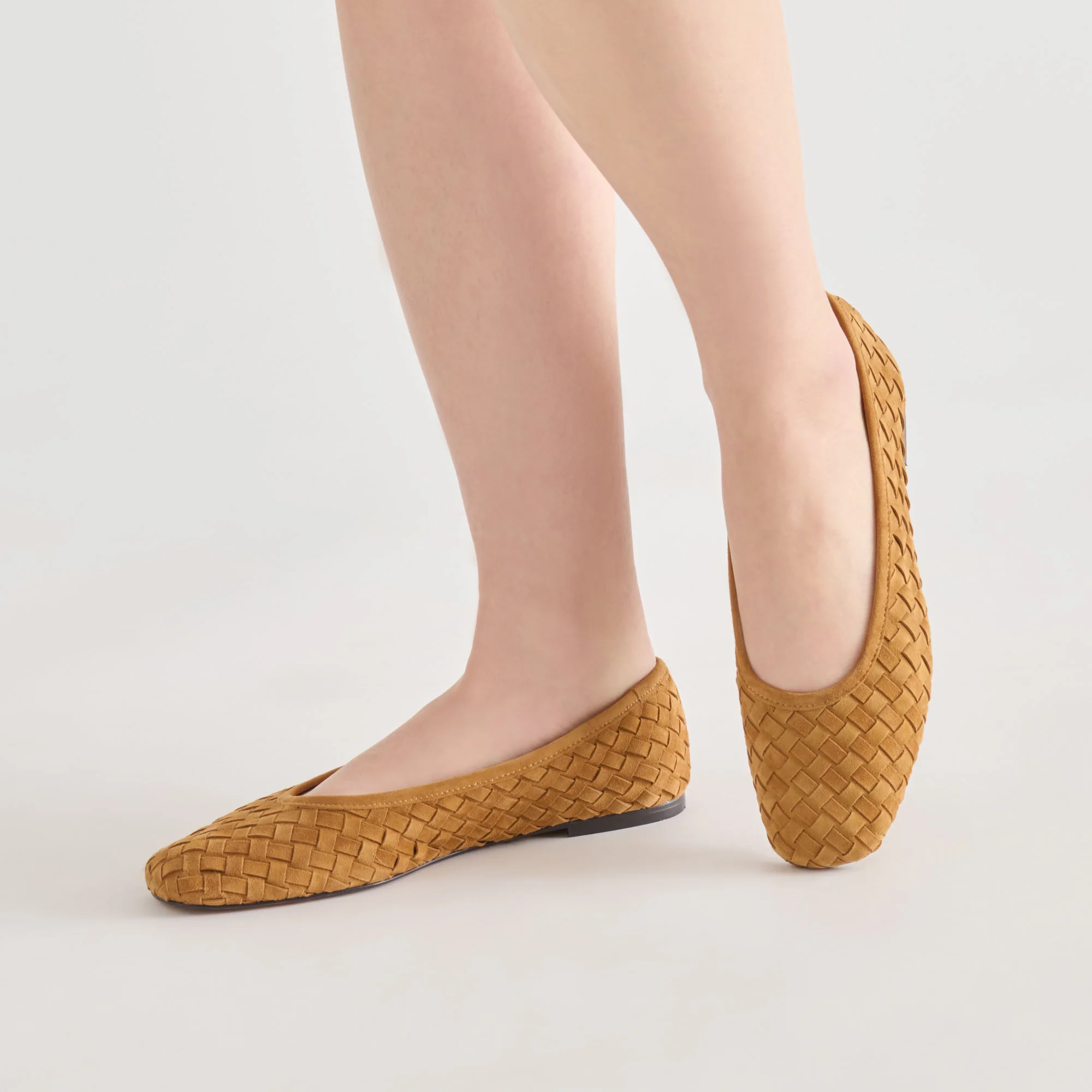 KOY BALLET FLATS TAN SUEDE - Image 2