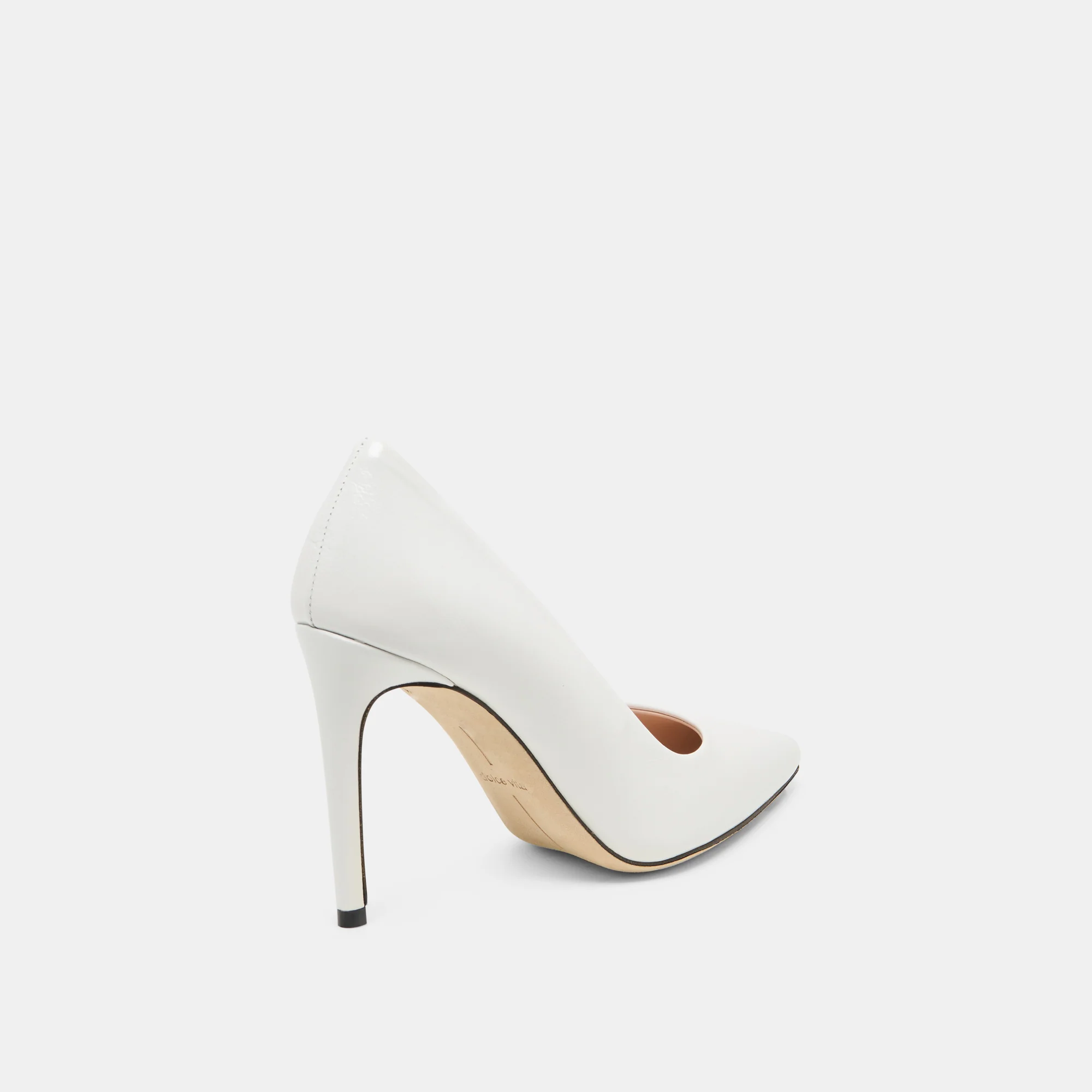 LANKY HEELS WHITE LEATHER - Image 3