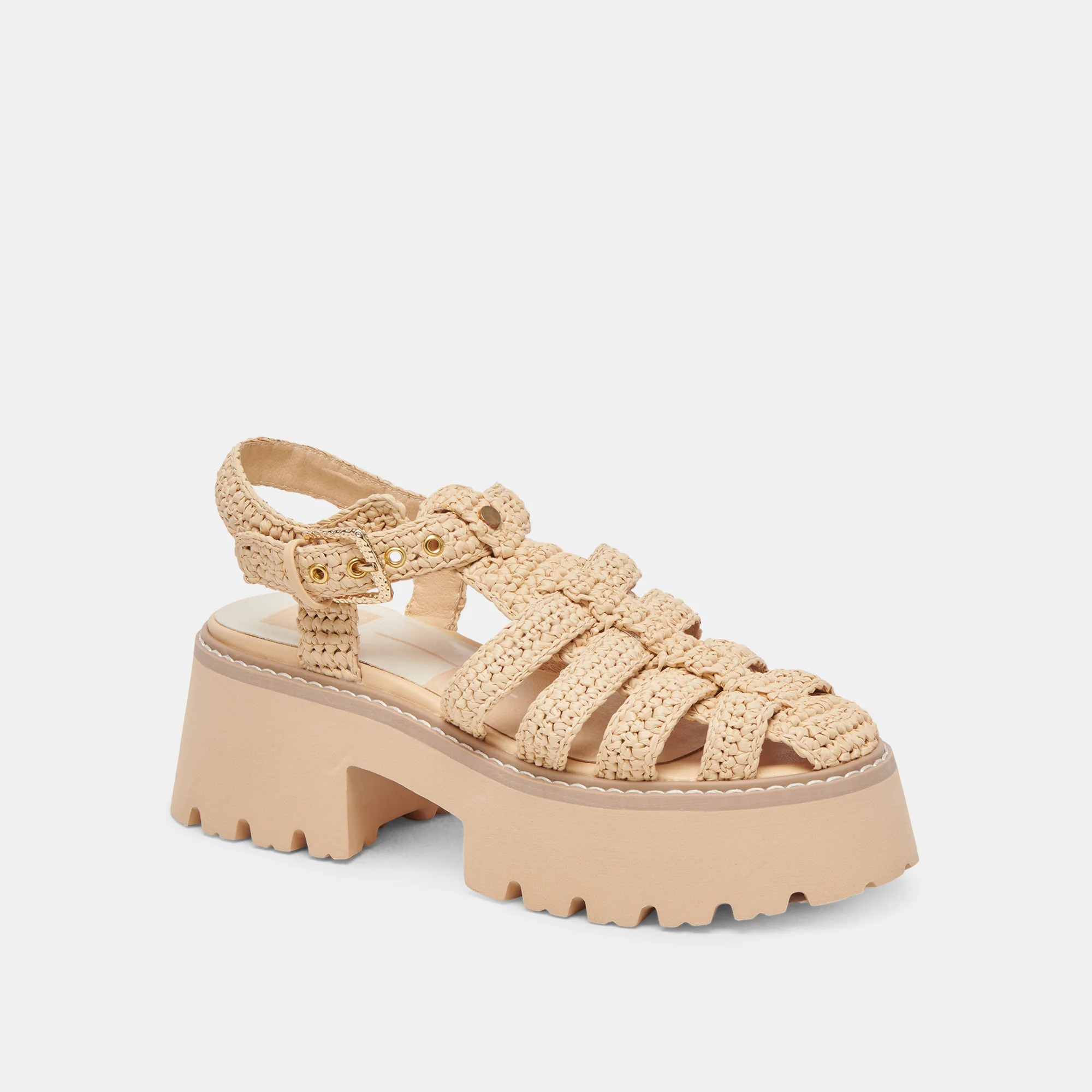 LASLY SANDALS NATURAL KNIT - Image 3