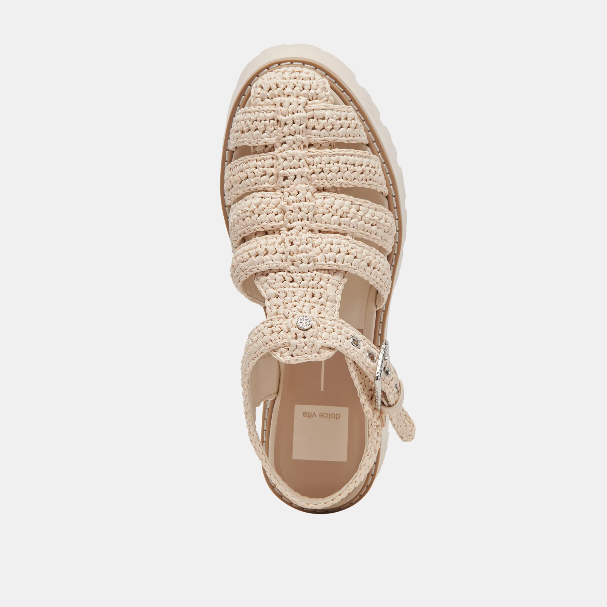 LASLY SANDALS OATMEAL KNIT - Image 11