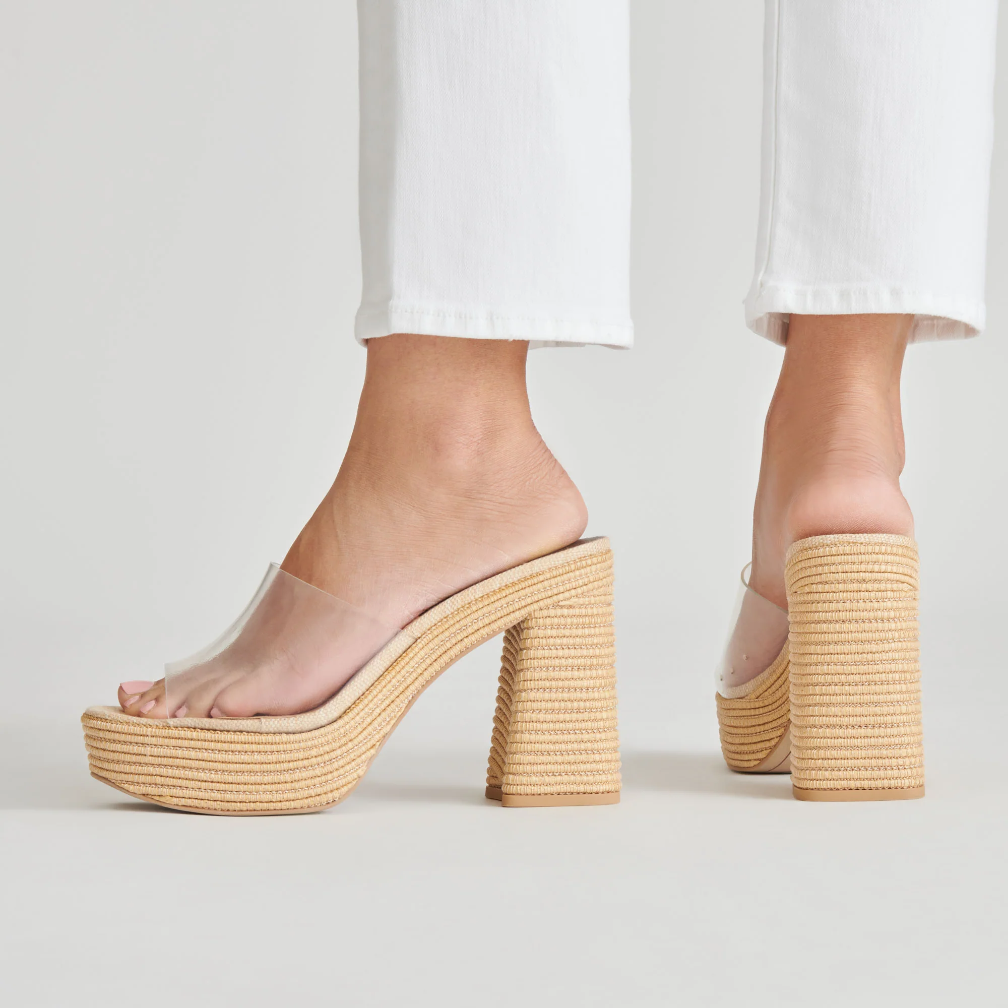 LICHIA HEELS NATURAL VINYL - Image 4