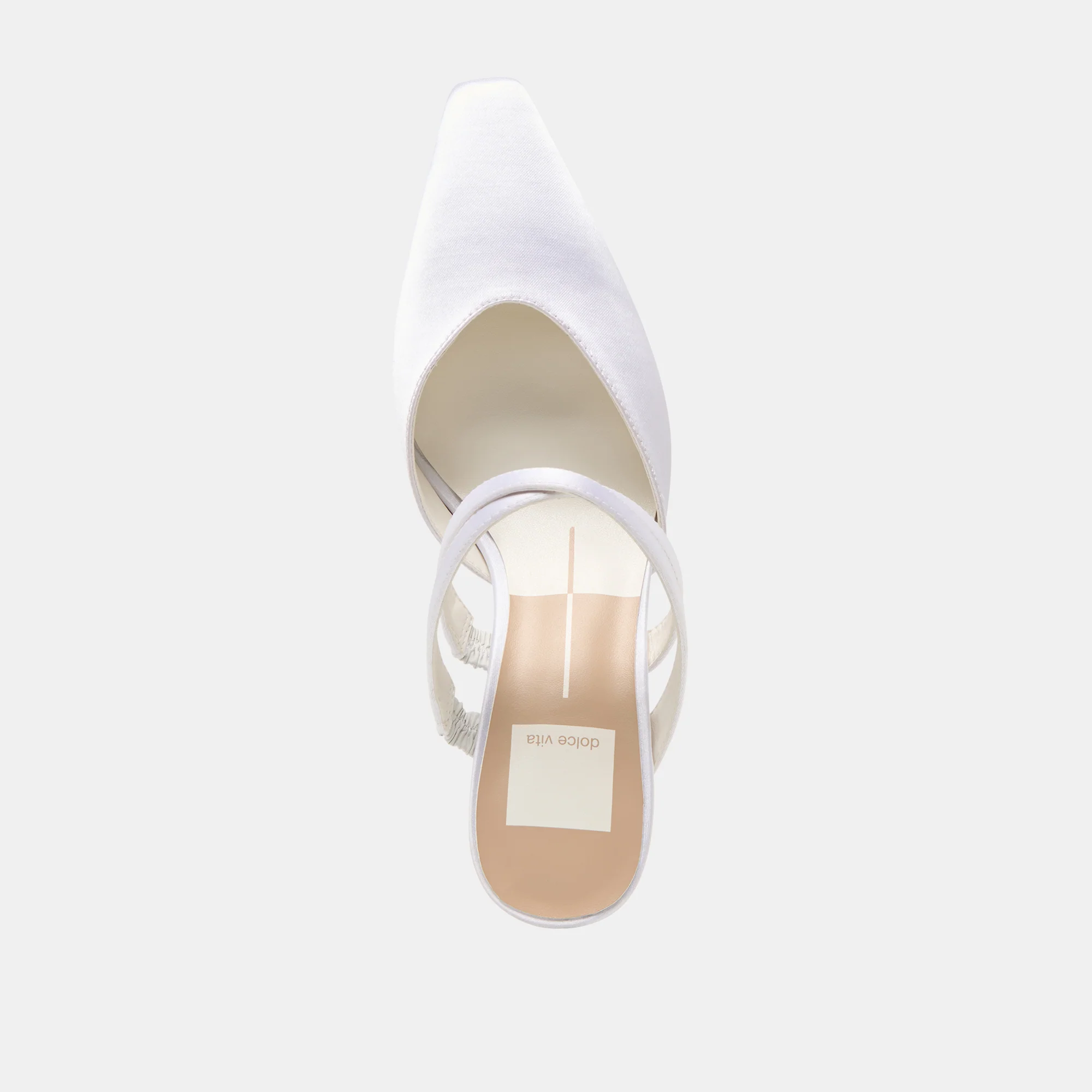 LINORE HEELS TRUE WHITE SATIN - Image 9