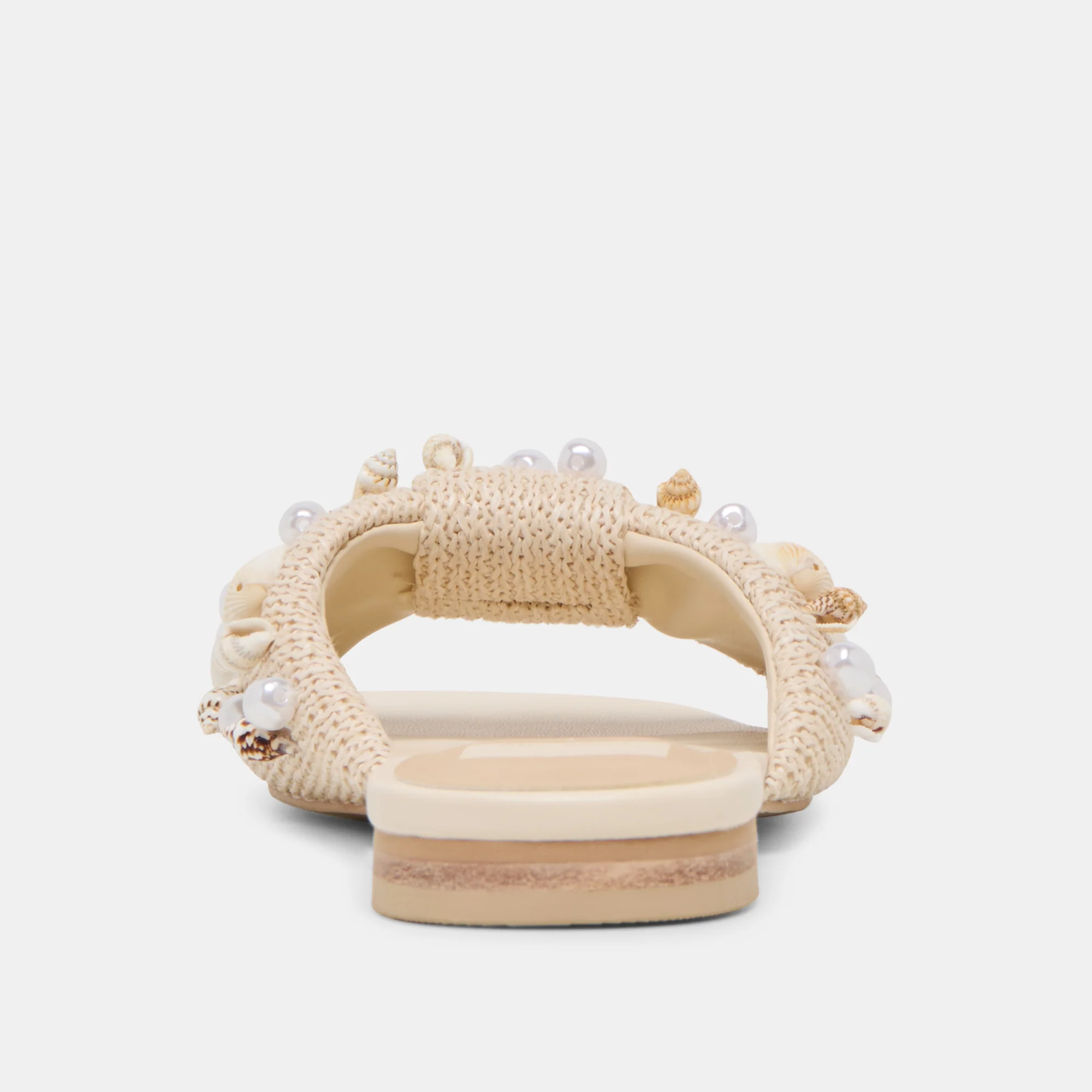 LIZZA SANDALS OATMEAL BEADED RAFFIA - Image 12