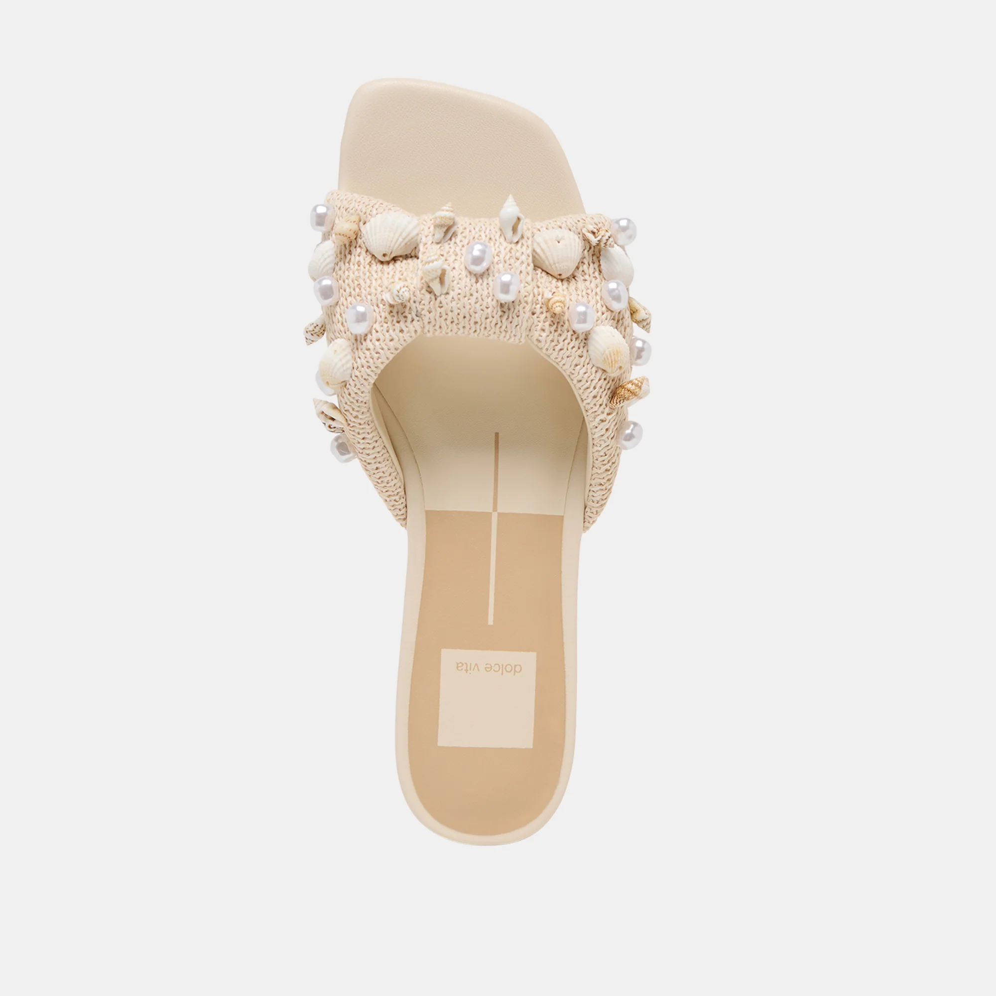 LIZZA SANDALS OATMEAL BEADED RAFFIA - Image 13