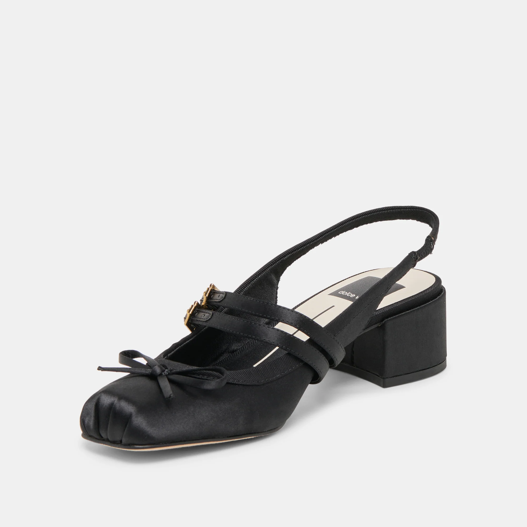 LORIS HEELS ONYX SATIN - Image 6