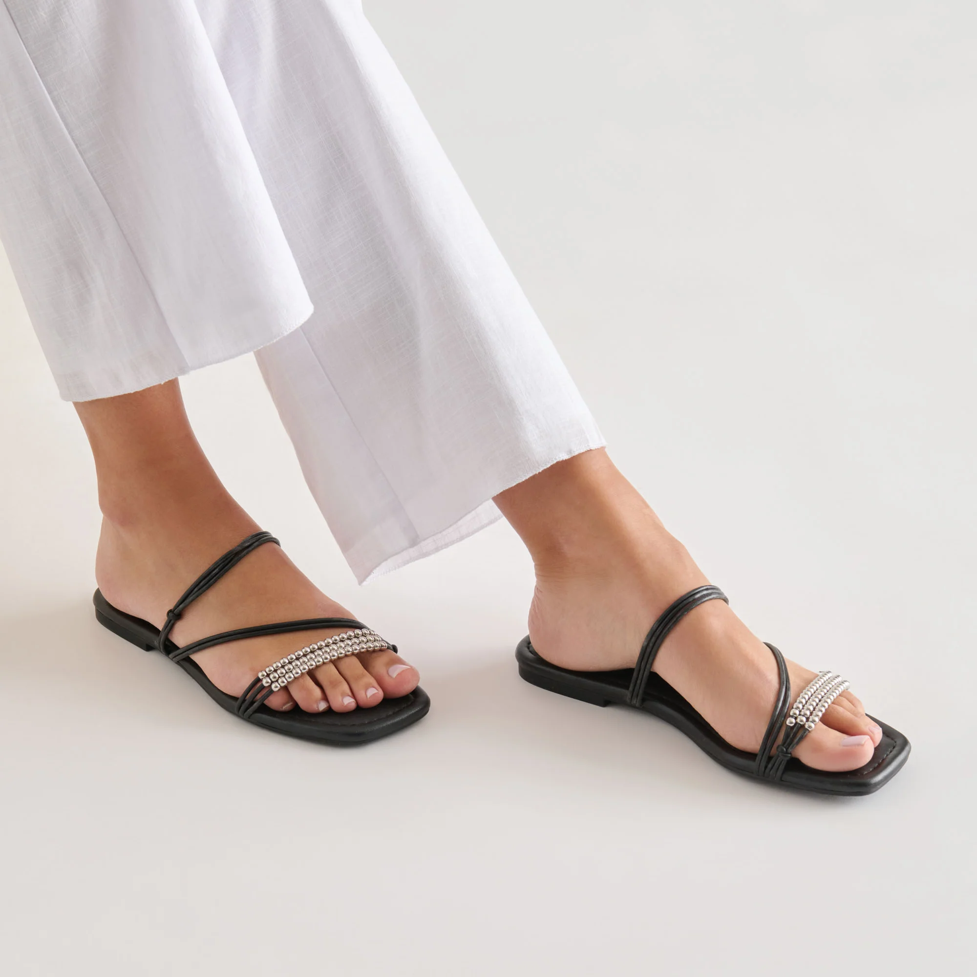 LYNDEE BEAD SANDALS BLACK STELLA - Image 2