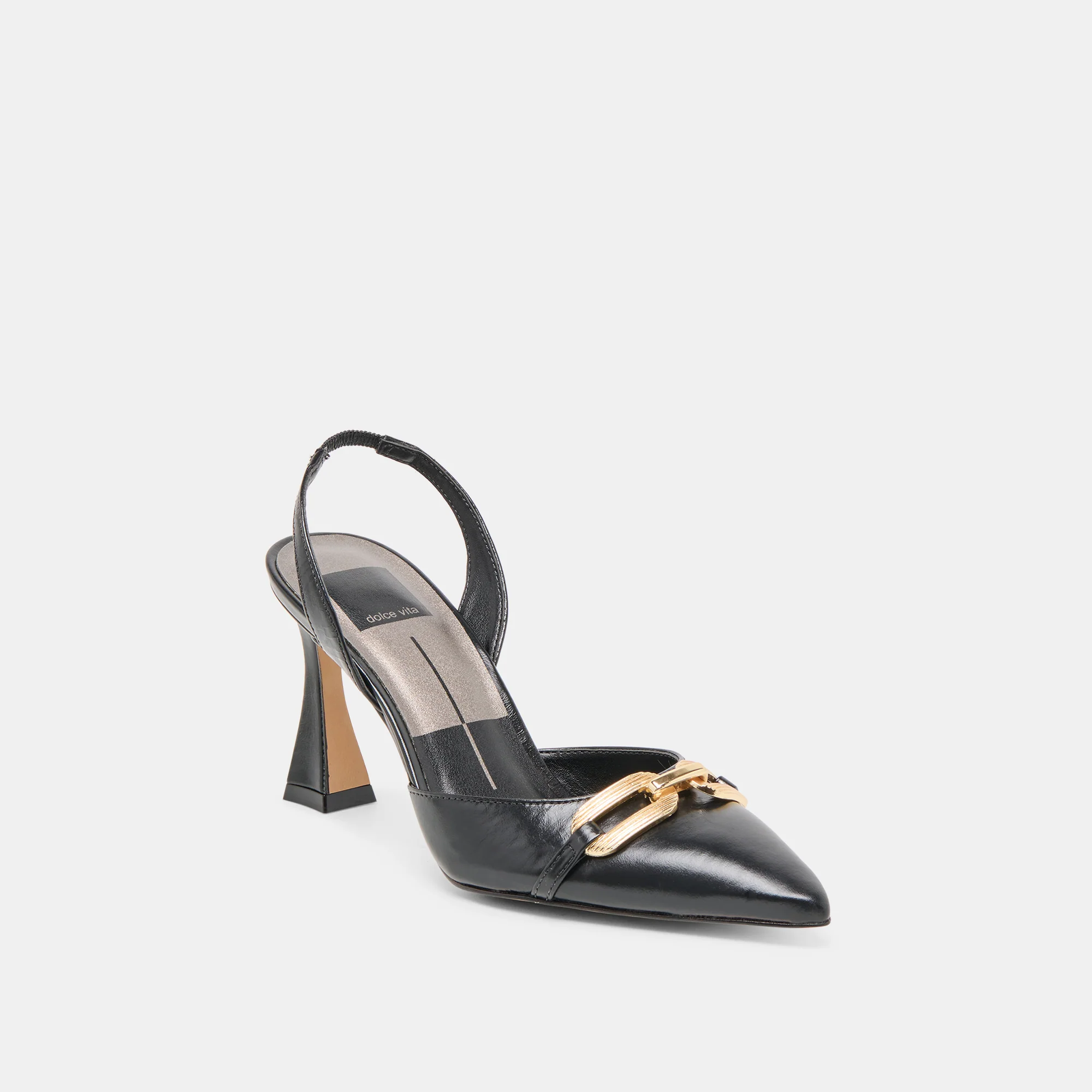 MALIK HEELS MIDNIGHT CRINKLE PATENT - Image 3