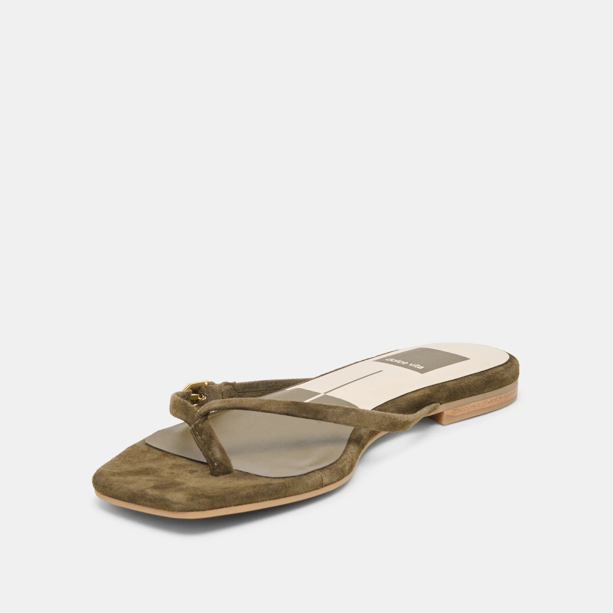 MALTA SANDALS DK OLIVE SUEDE - Image 4